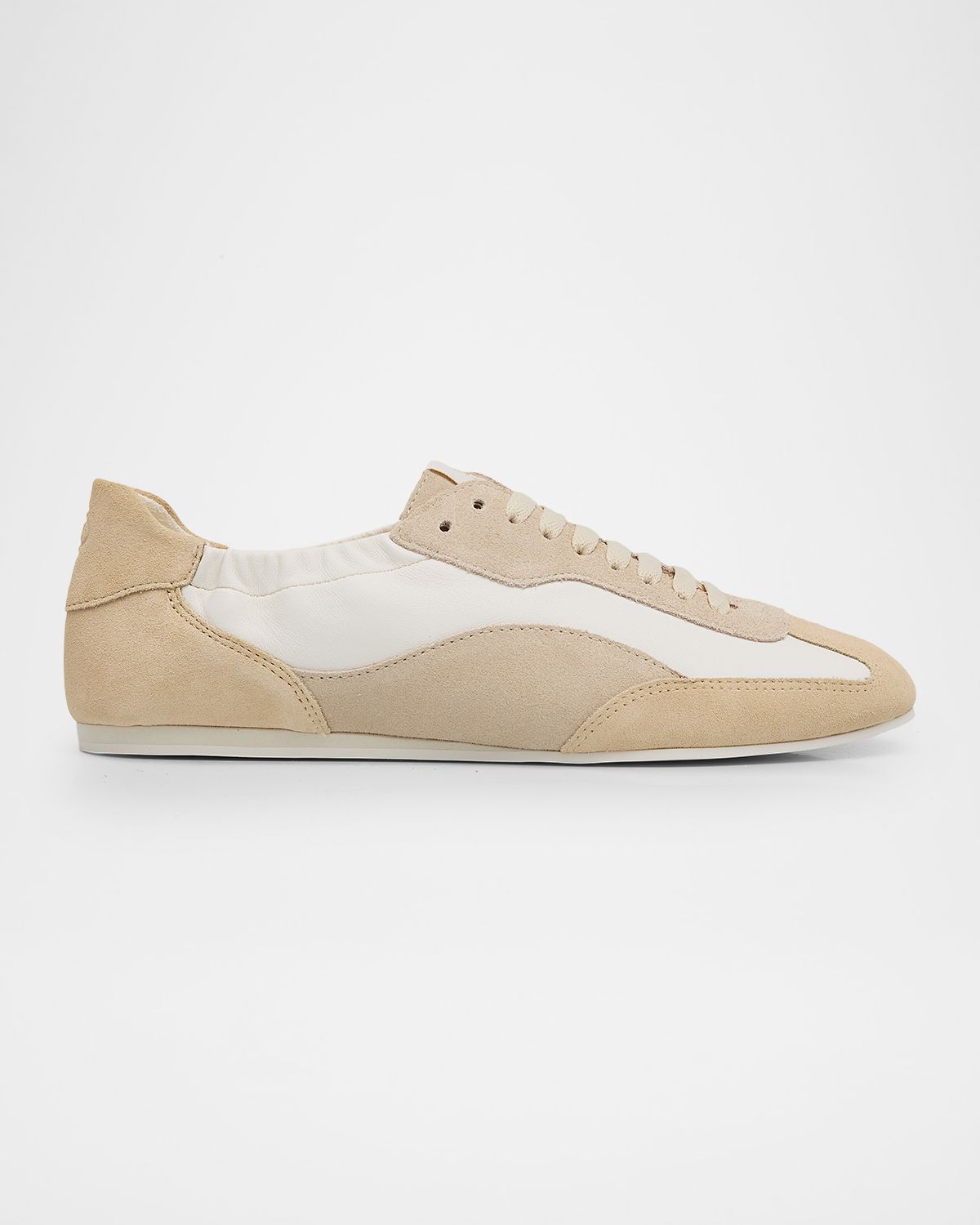 SIMKHAI Georgie Suede and Leather Low-Top Sneakers | Thumbnail 7 SIMKHAI Georgie Suede and Leather Low-Top Sneakers | Thumbnail 7