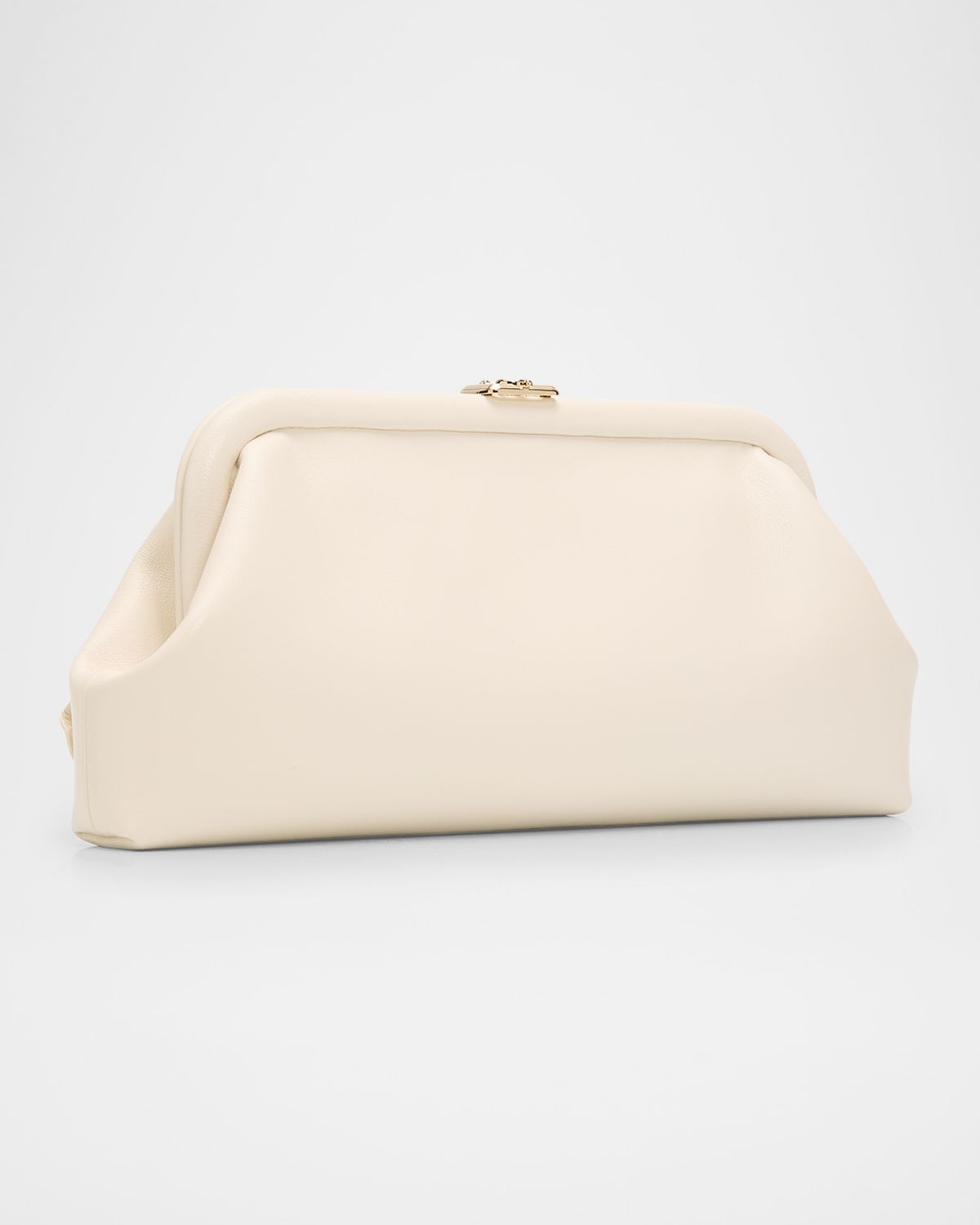 Jimmy Choo Skylar Floral Applique Leather Clutch Bag