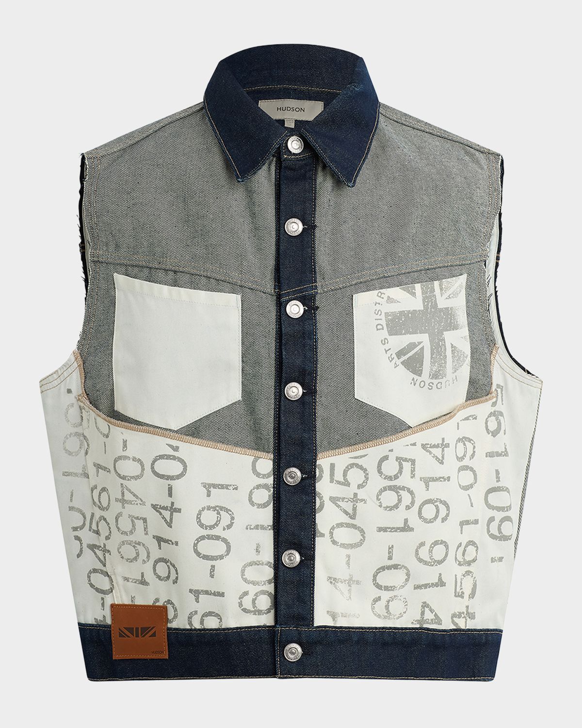 Hudson en 's Columbus ixed edia Denim Vest