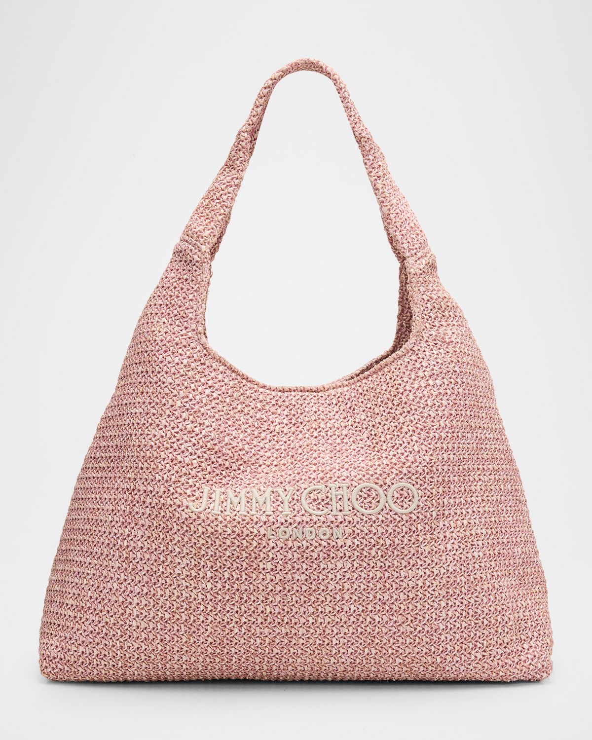 Jimmy Choo Beach Diamond Large Hobo Bag
