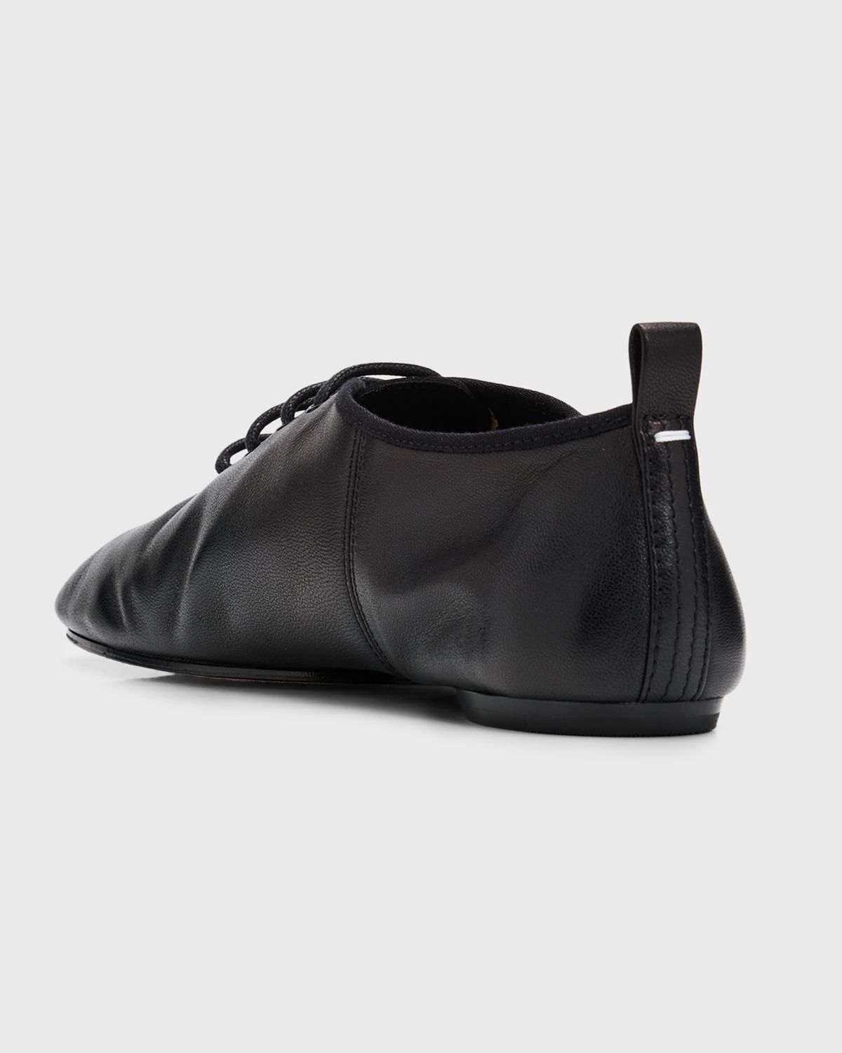 Maison Margiela Tabi Jazz Leather Lace-Up Flats