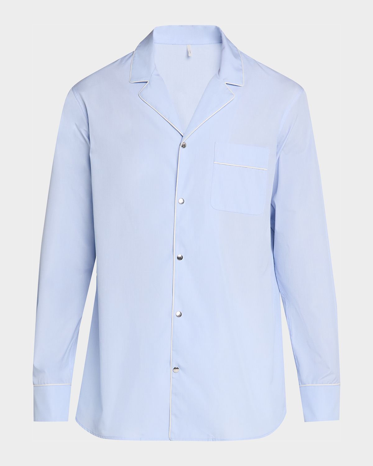 Moncler Men 's Fil-a-Fil Cotton Long-leeve hirt