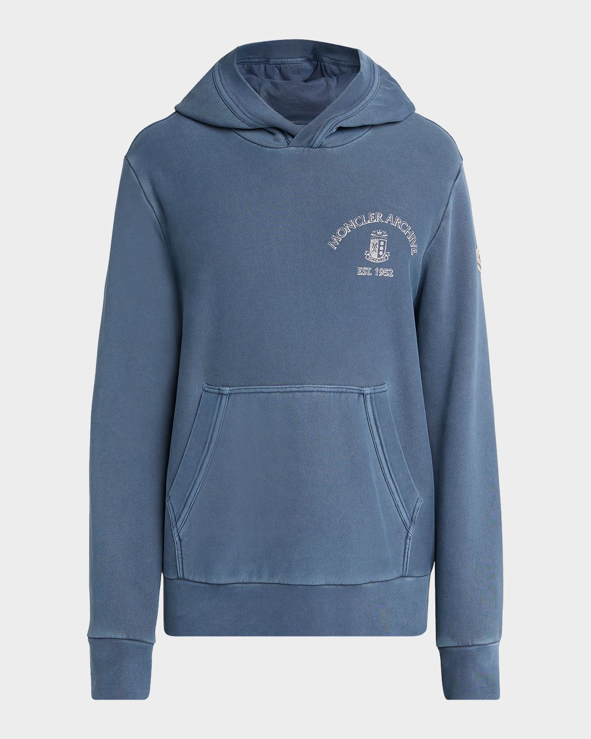 Moncler Men 's Rowing Logo Cotton Hoodie