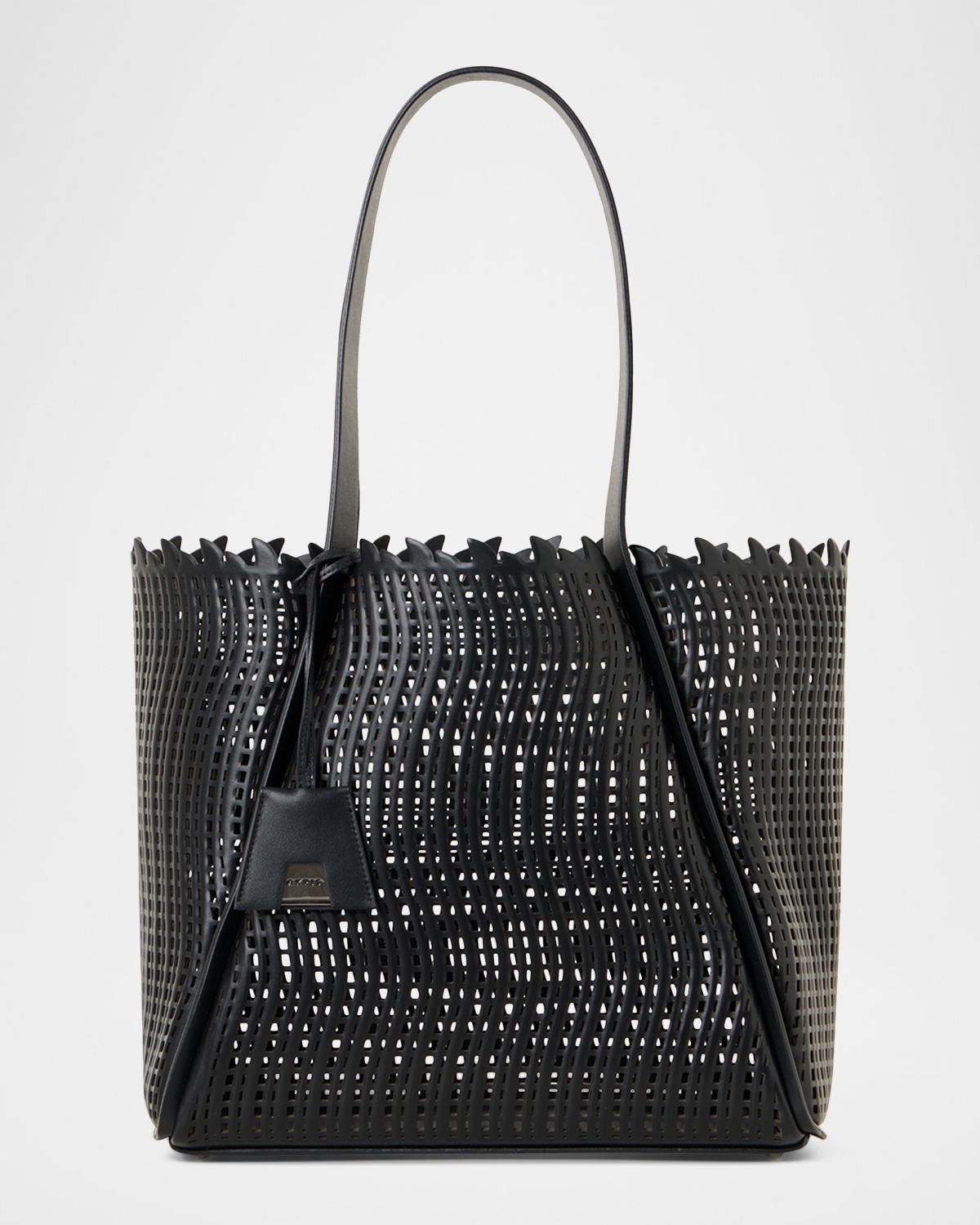 Akris Alex Medium Cutout Leather Tote Bag | Thumbnail 5