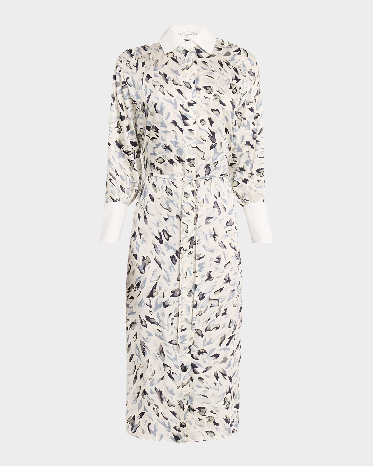 Altuzarra Floyd Printed Midi Shirtdress