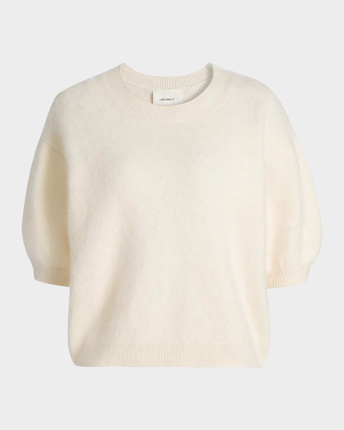 Lisa Yang Juniper Short-Sleeve Cashmere Sweater | Thumbnail 8 Lisa Yang Juniper Short-Sleeve Cashmere Sweater | Thumbnail 8