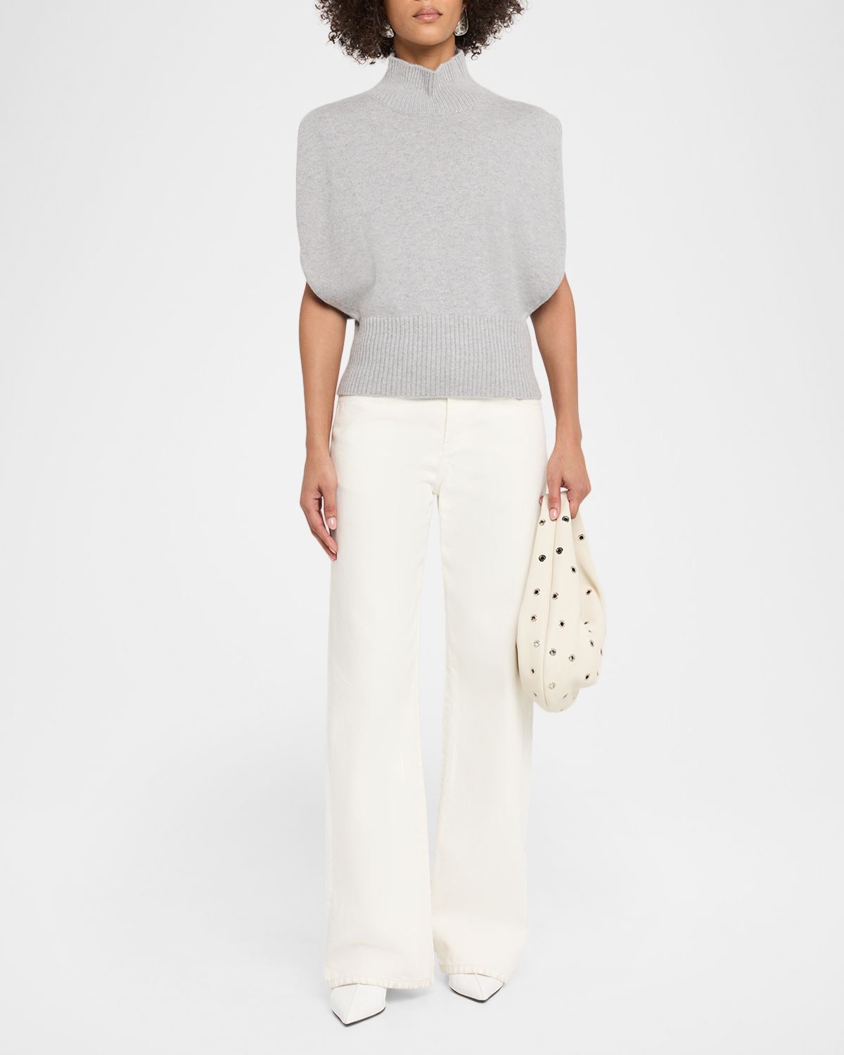 Lisa Yang Zaya Turtleneck Cashmere Sleeveless Top