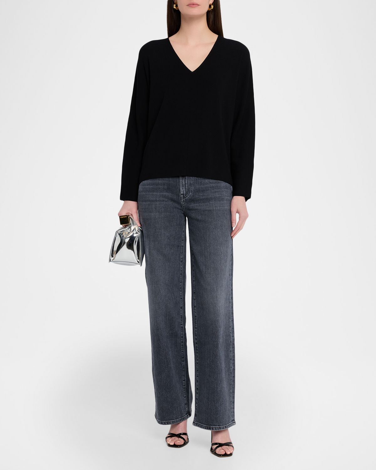 Lafayette 148 New York Straight-Leg Stretch Denim Jeans