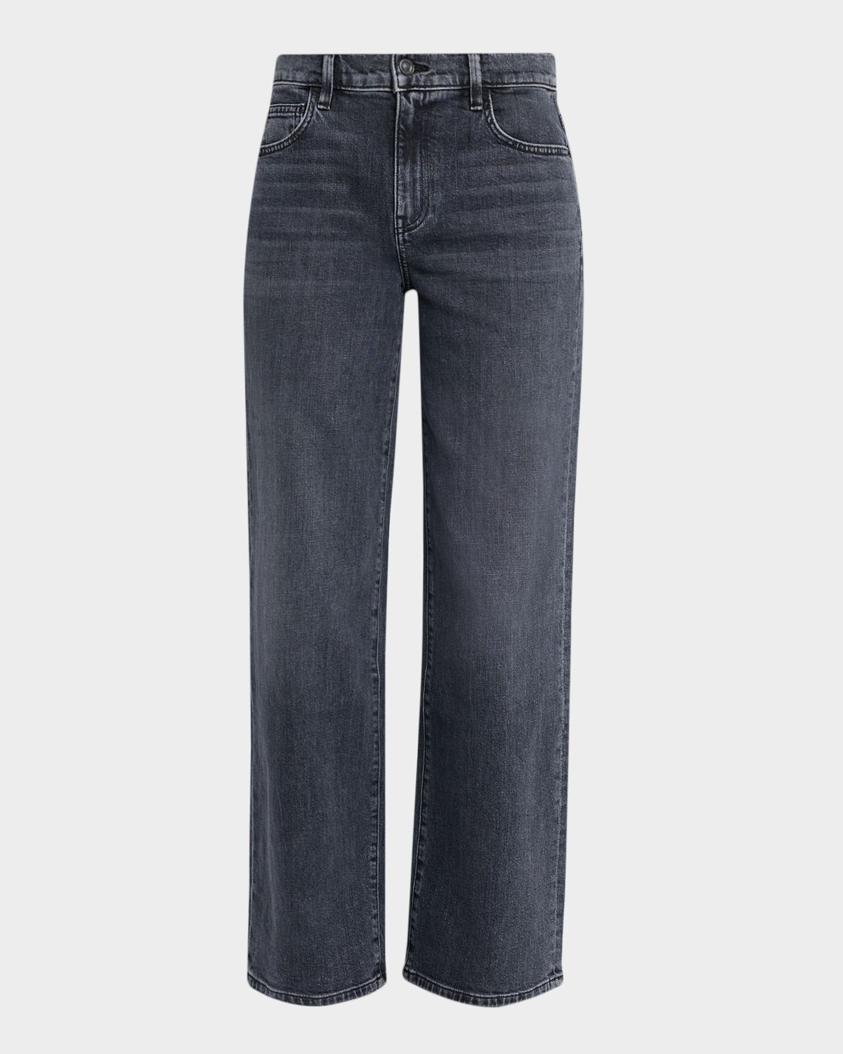 Lafayette 148 New York Straight-Leg Stretch Denim Jeans