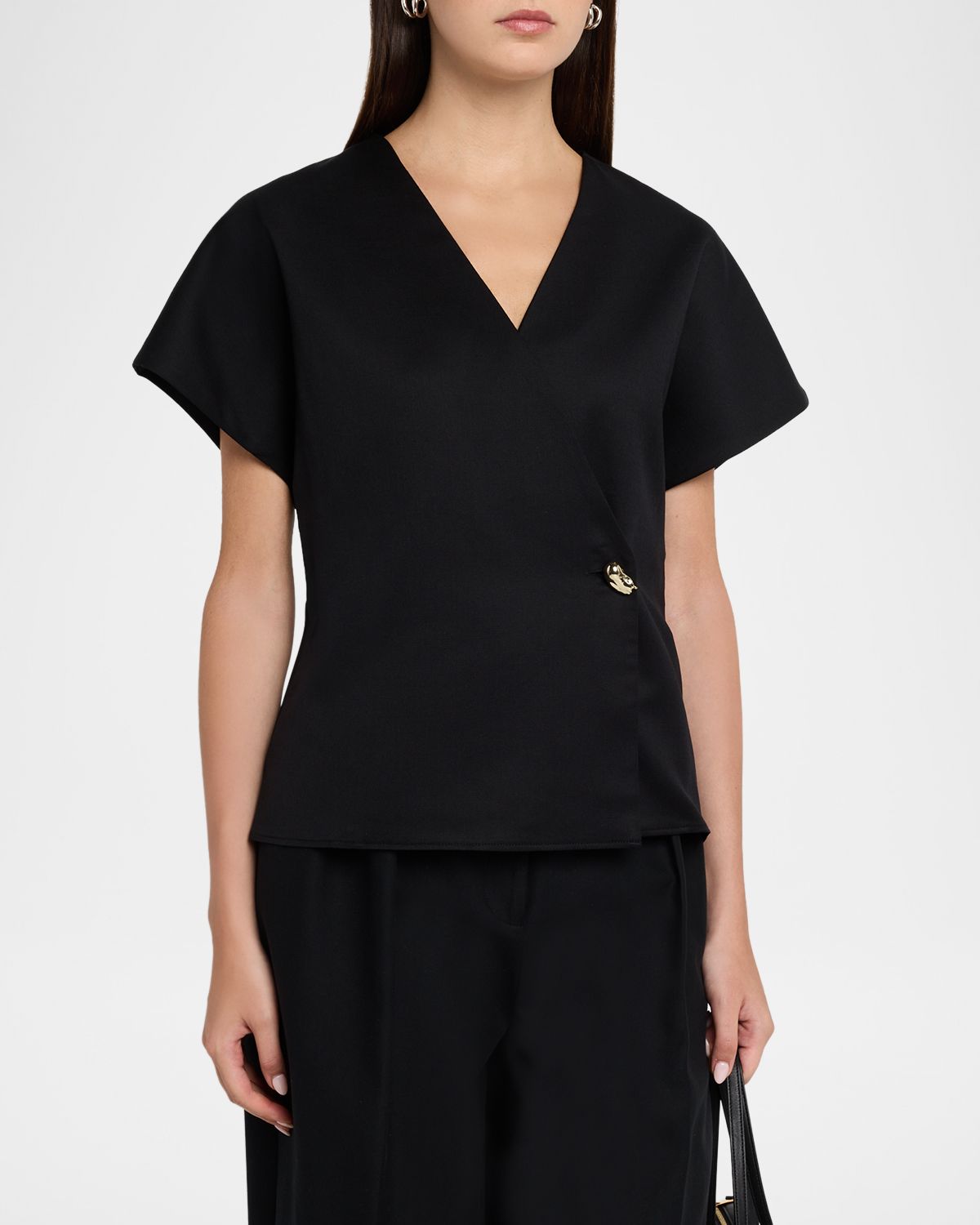 Akyn Studio Wool Wrap Top | Thumbnail 4 Akyn Studio Wool Wrap Top | Thumbnail 4