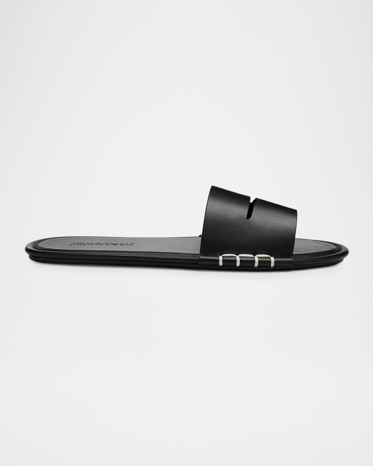 JW Anderson Loafer Leather Slide Sandals