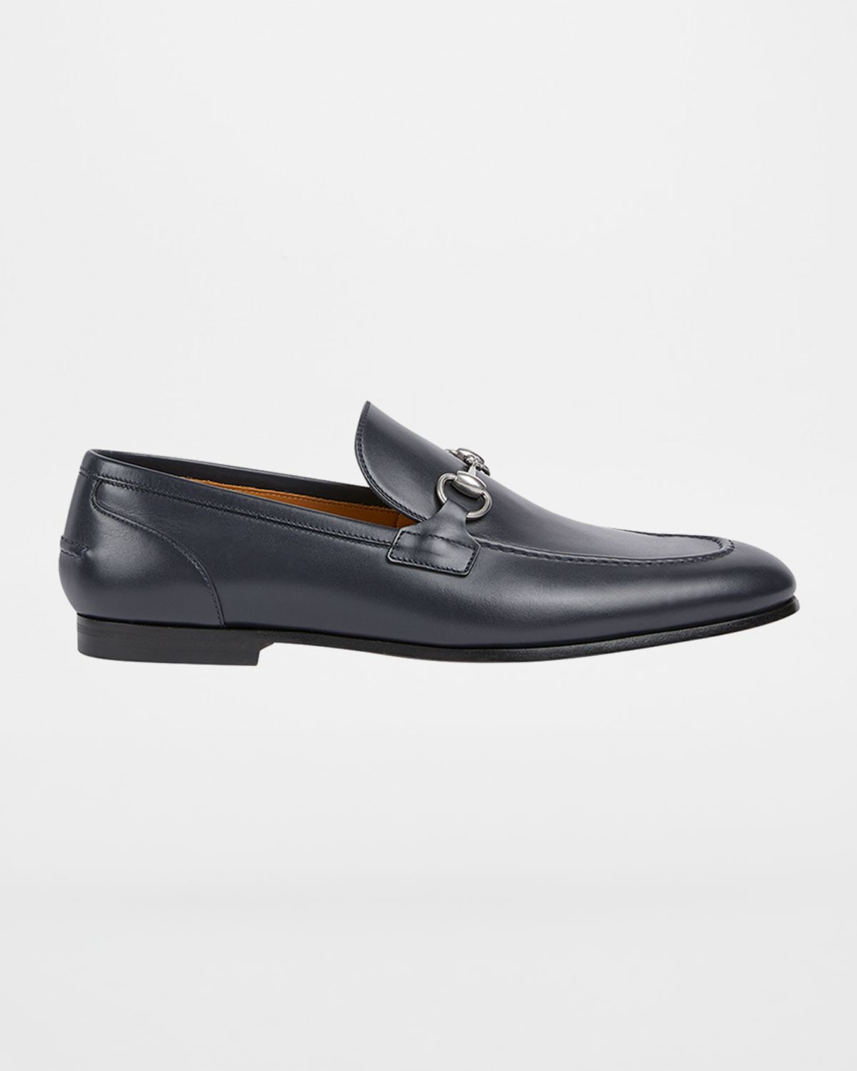 Gucci Men 's Jordaan Moccasin Leather Bit Loafers
