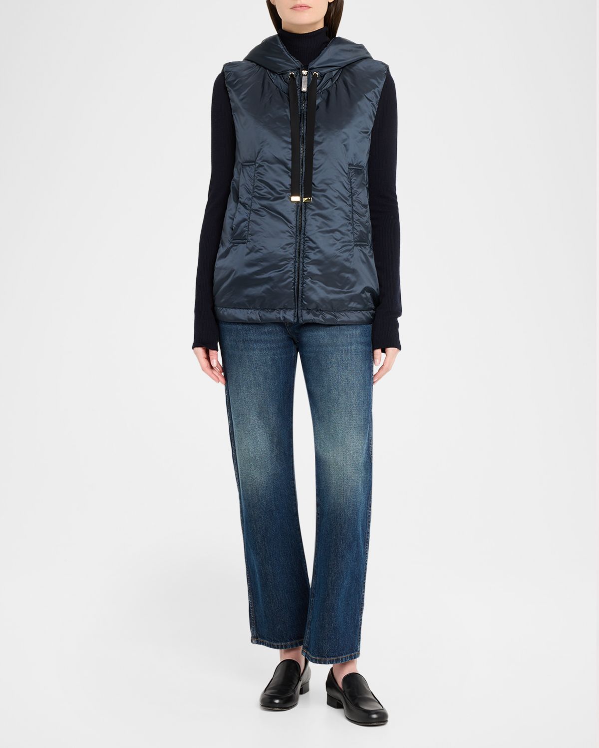 Max Mara Greengo Water-Repellent Canvas Gilet