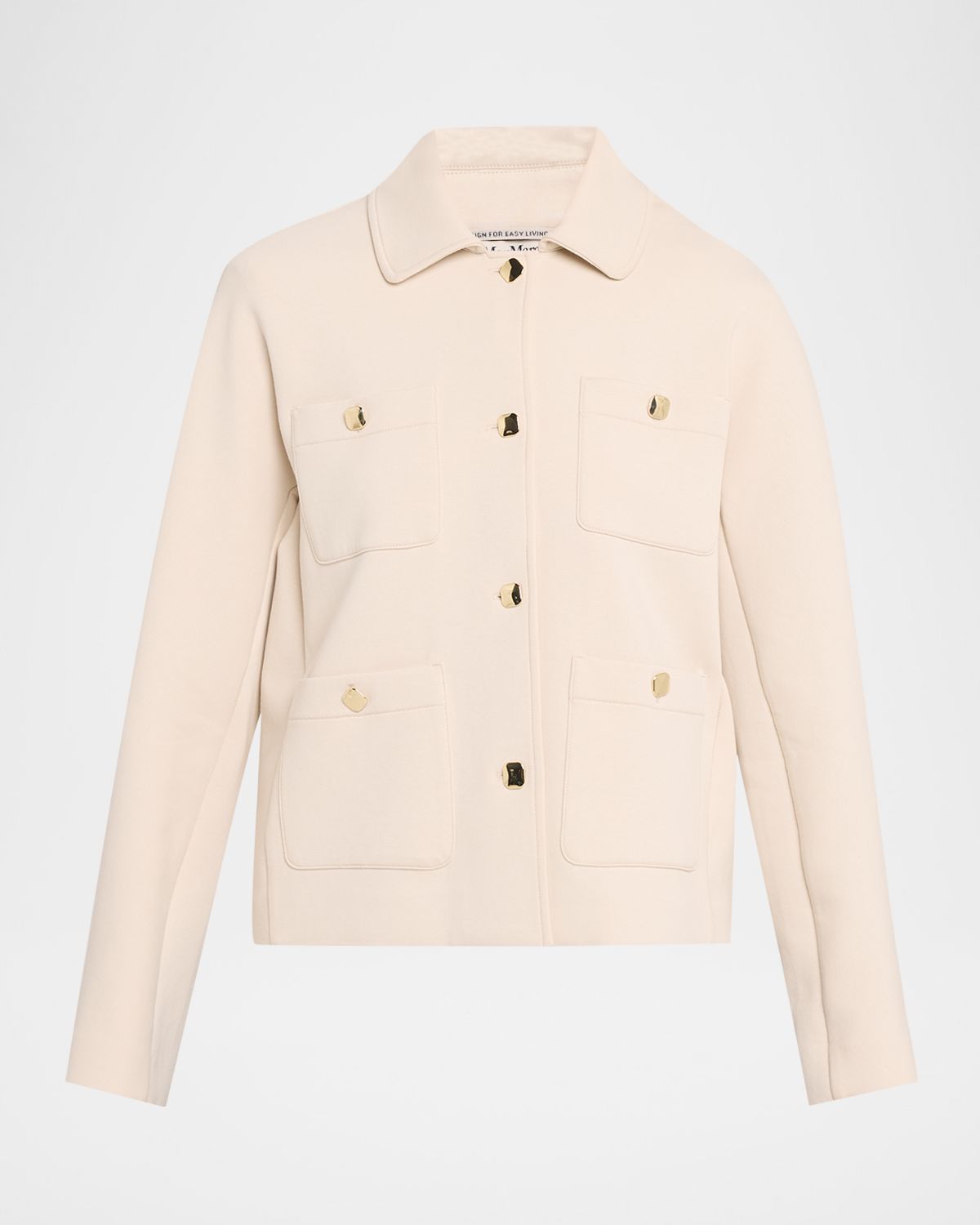 Max Mara Armonioso Scuba Jersey Boxy Jacket