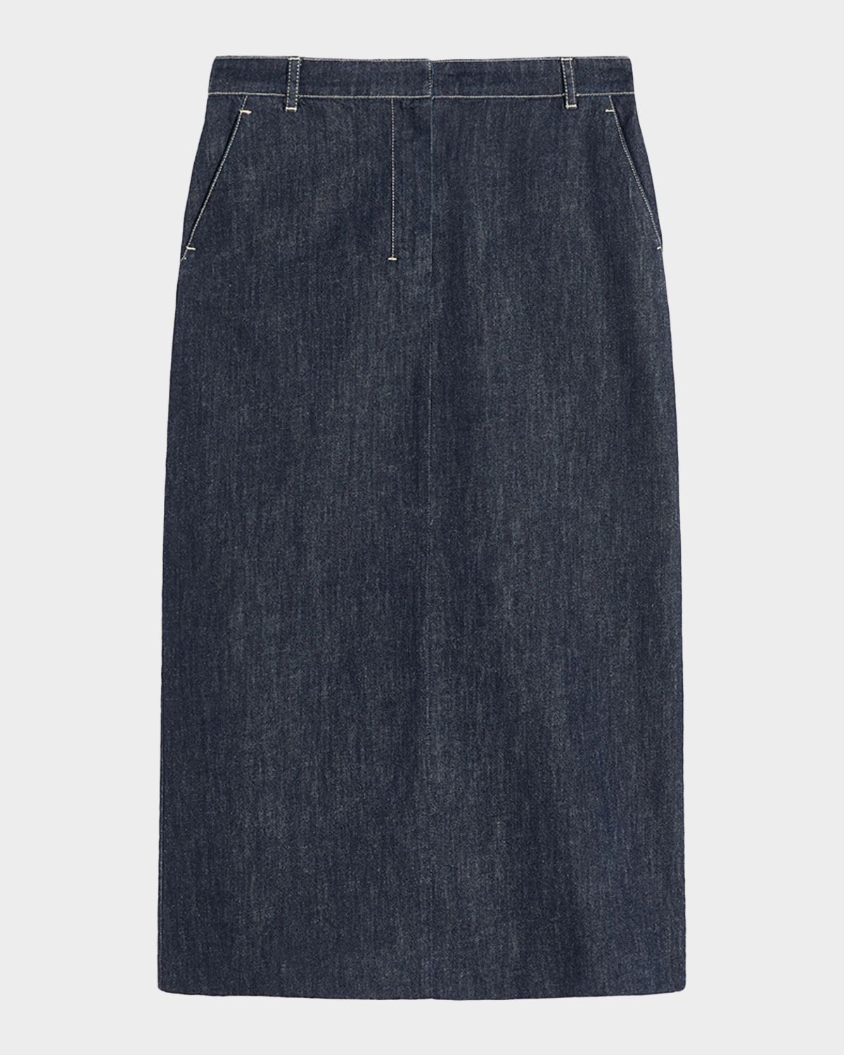 Max Mara Studio Serena Denim Midi Skirt