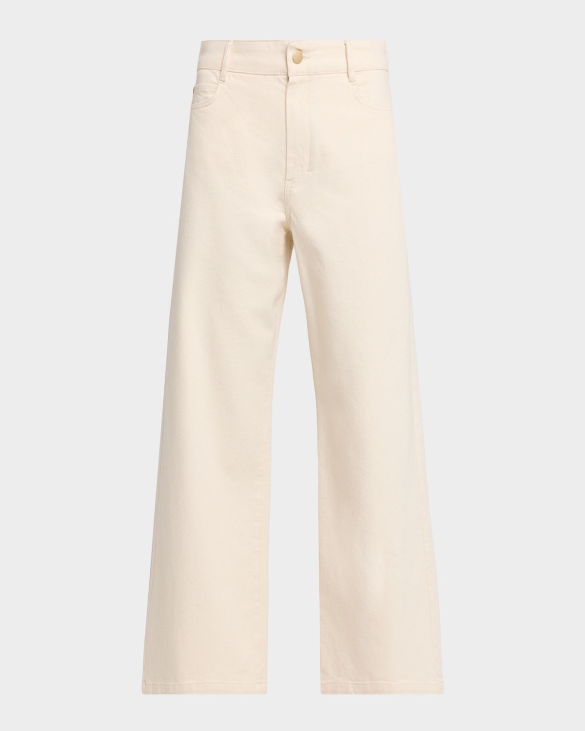 Max Mara Zarina Cropped Wide-Leg Cotton Pants