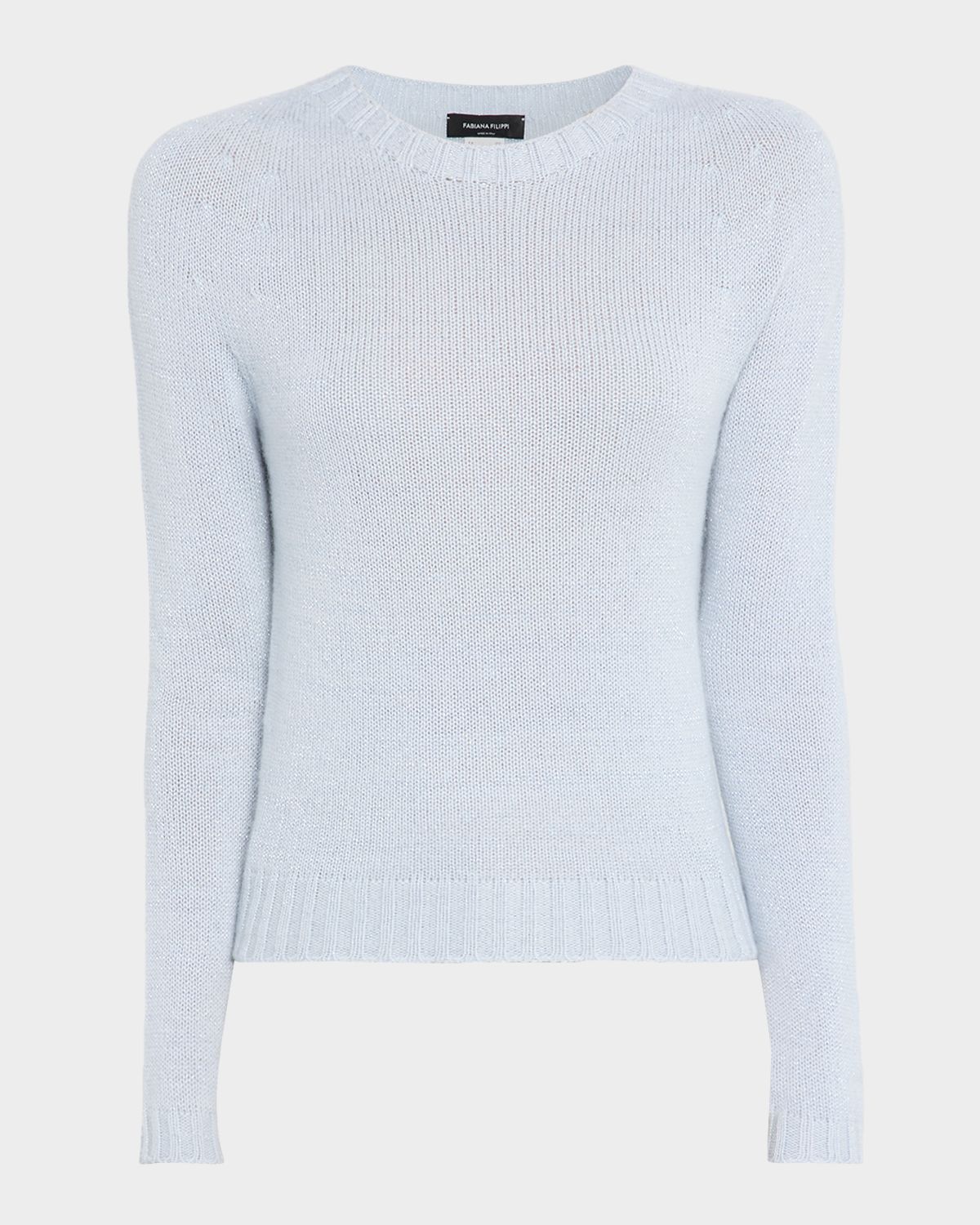 FABIANA FILIPPI Crewneck Shimmer Knit Sweater