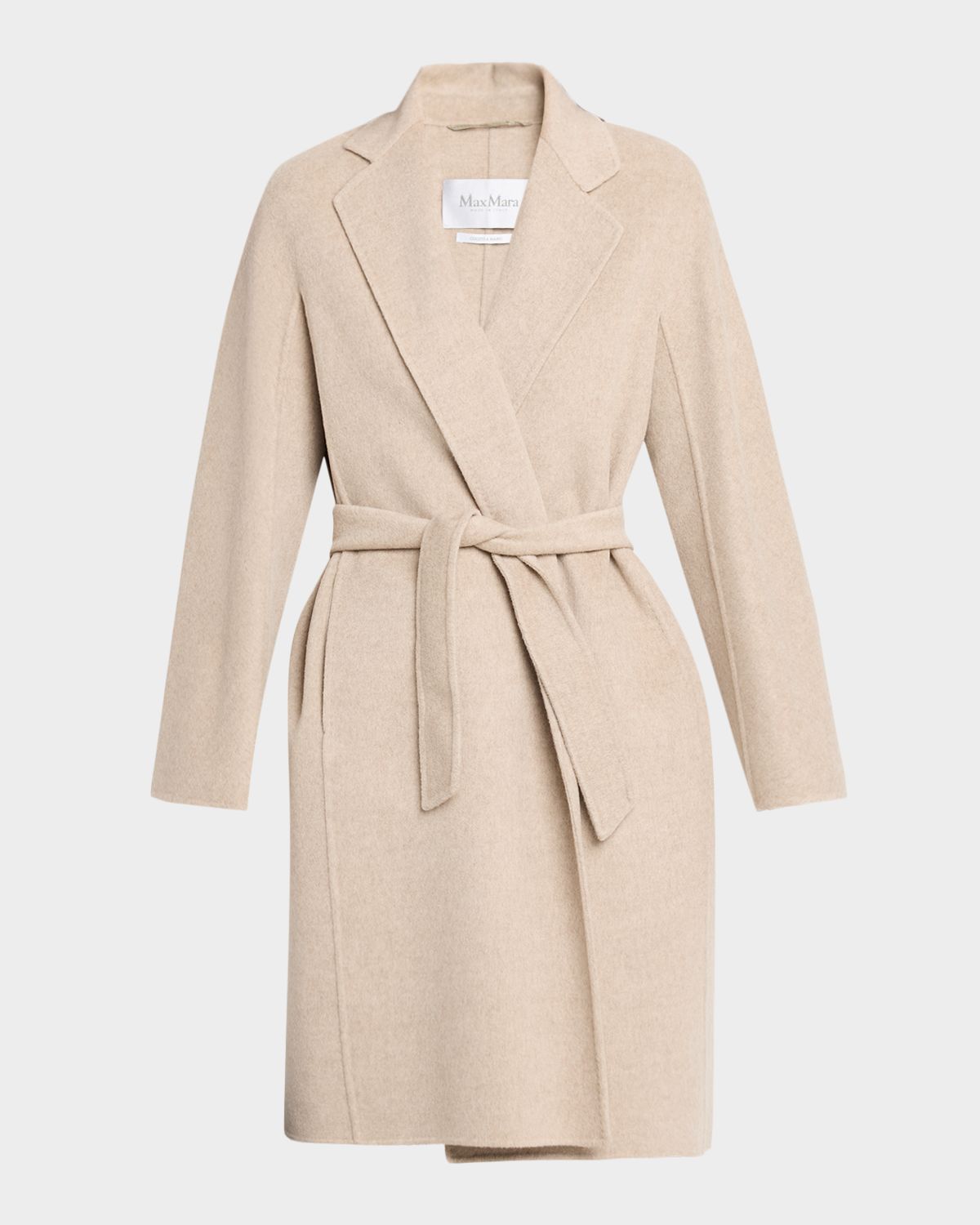 Max Mara Aceri Double-Faced Cashmere Wrap Coat