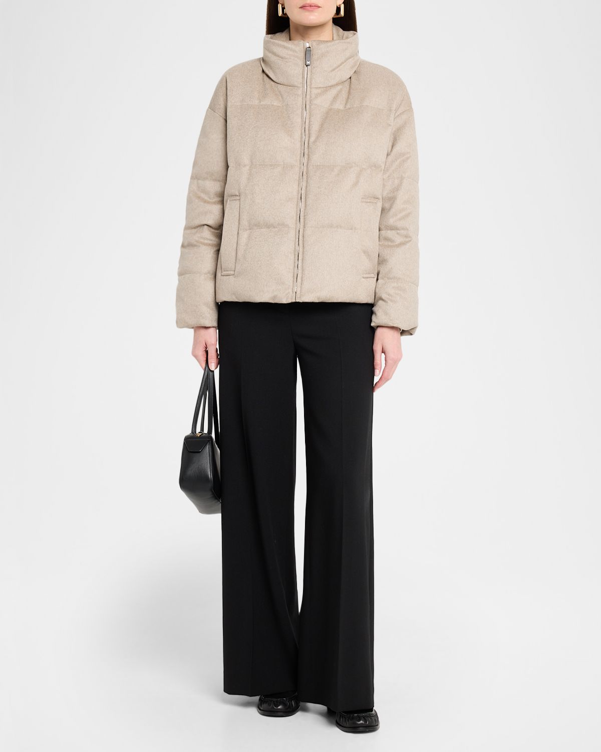 Max Mara Destino Quilted Cashmere Broadcloth Jacket