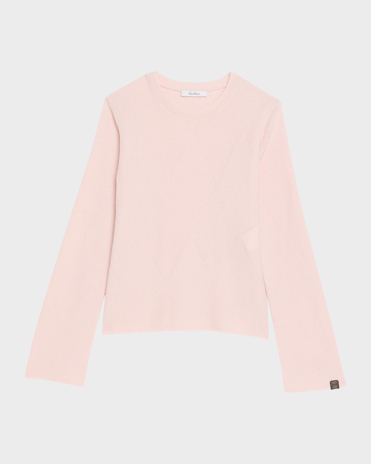 Max Mara Studio Cashmere Diamond Knit Sweater
