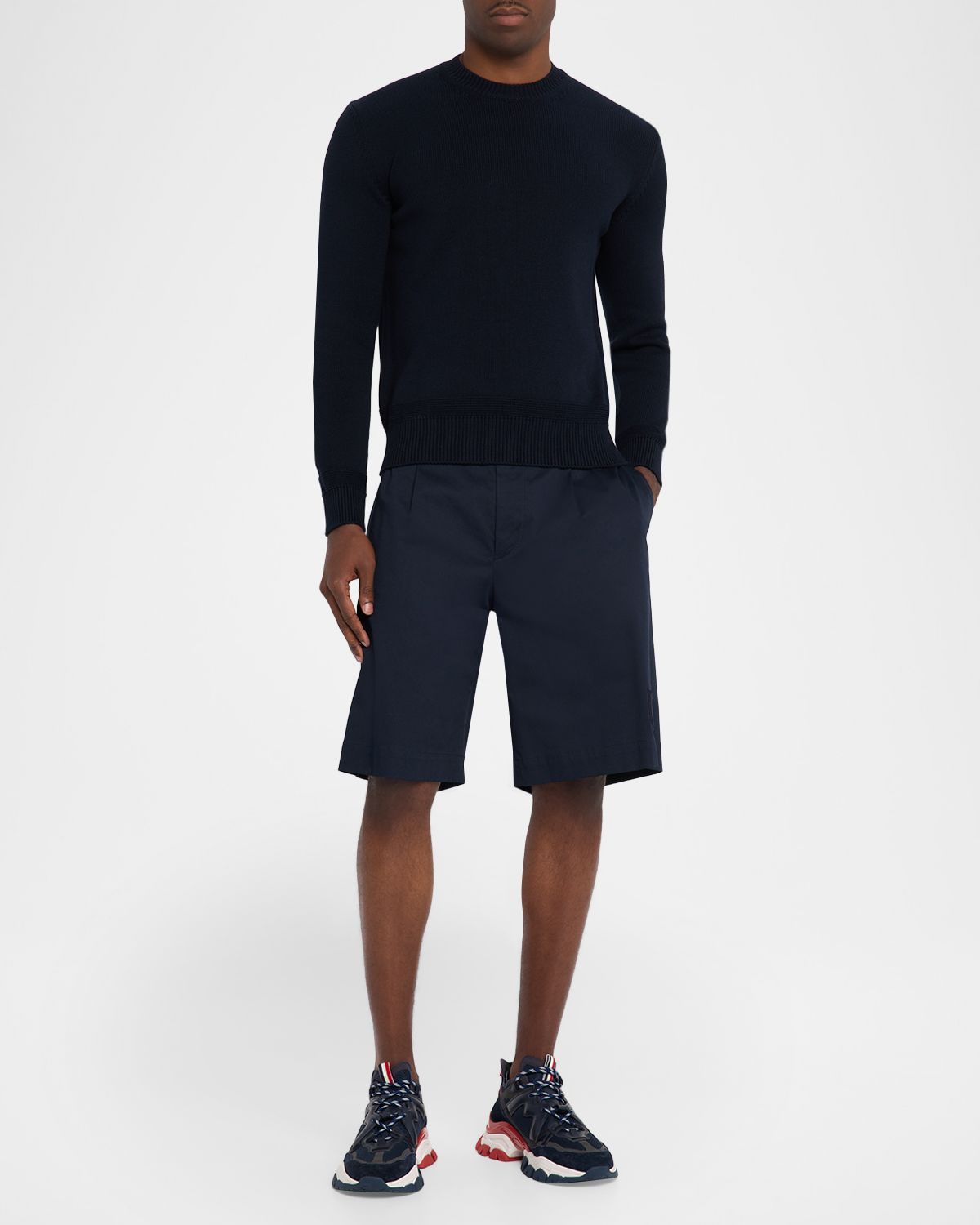 Moncler Men 's Knit Crewneck Sweater | Thumbnail 5 Moncler Men 's Knit Crewneck Sweater | Thumbnail 5