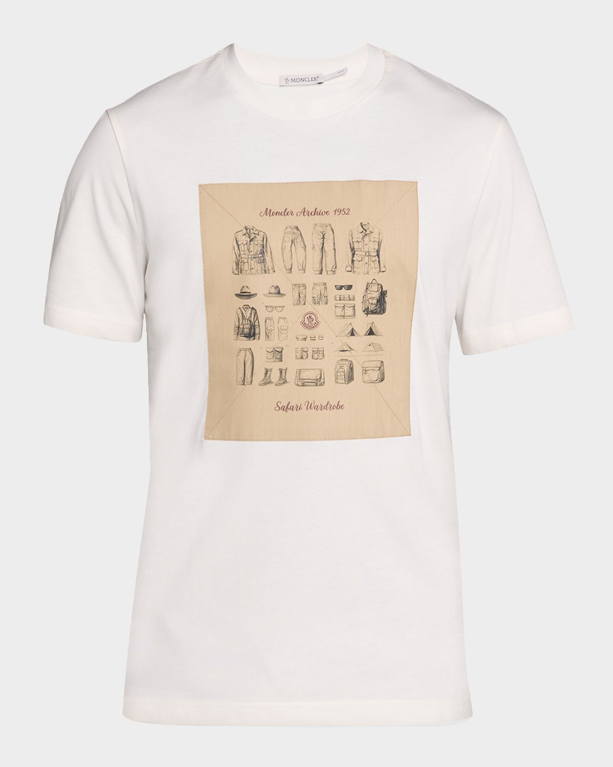 Moncler Men 's Safari Wardrobe-Print Cotton T-Shirt