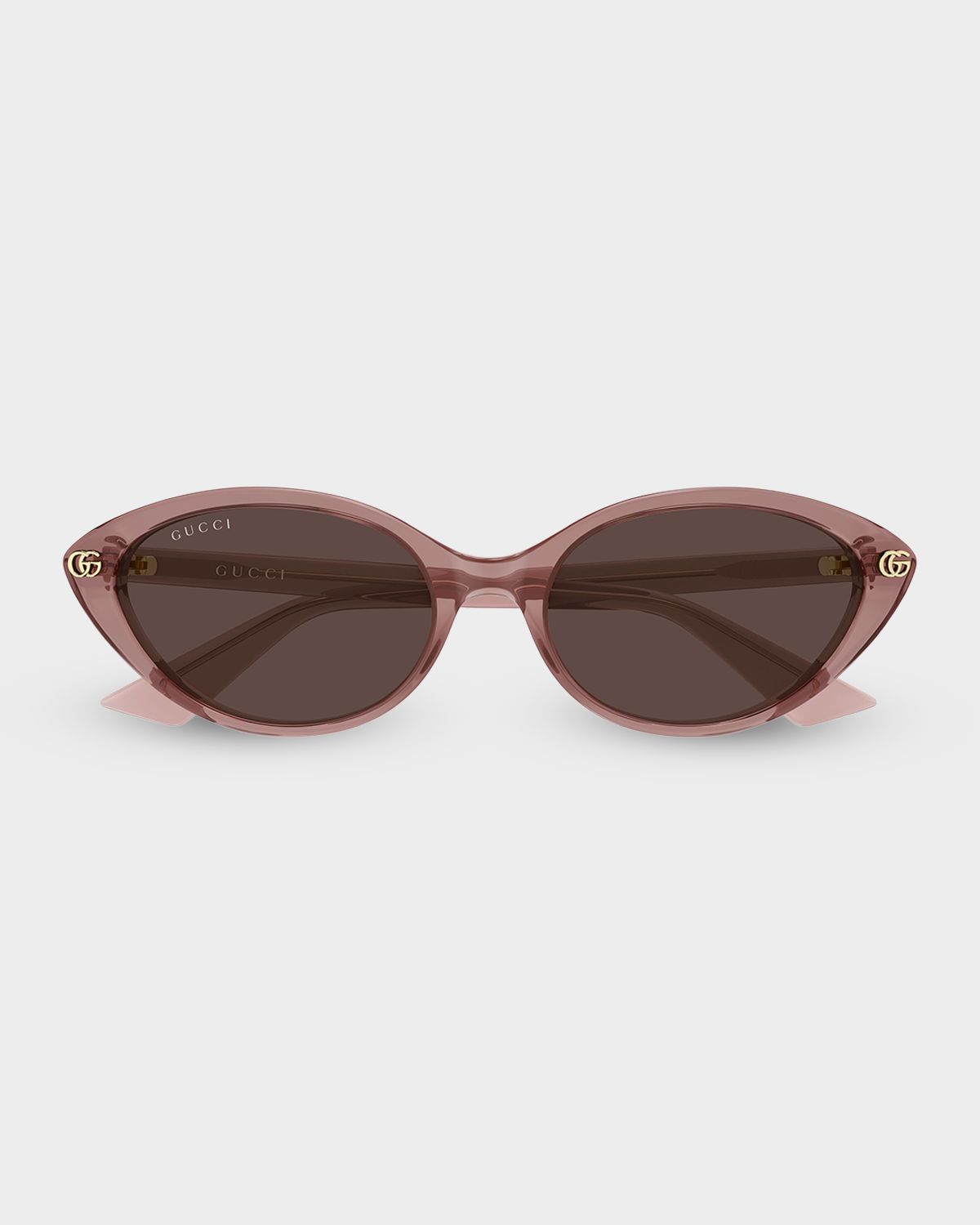Gucci 54mm Acetate Oval Sunglasses