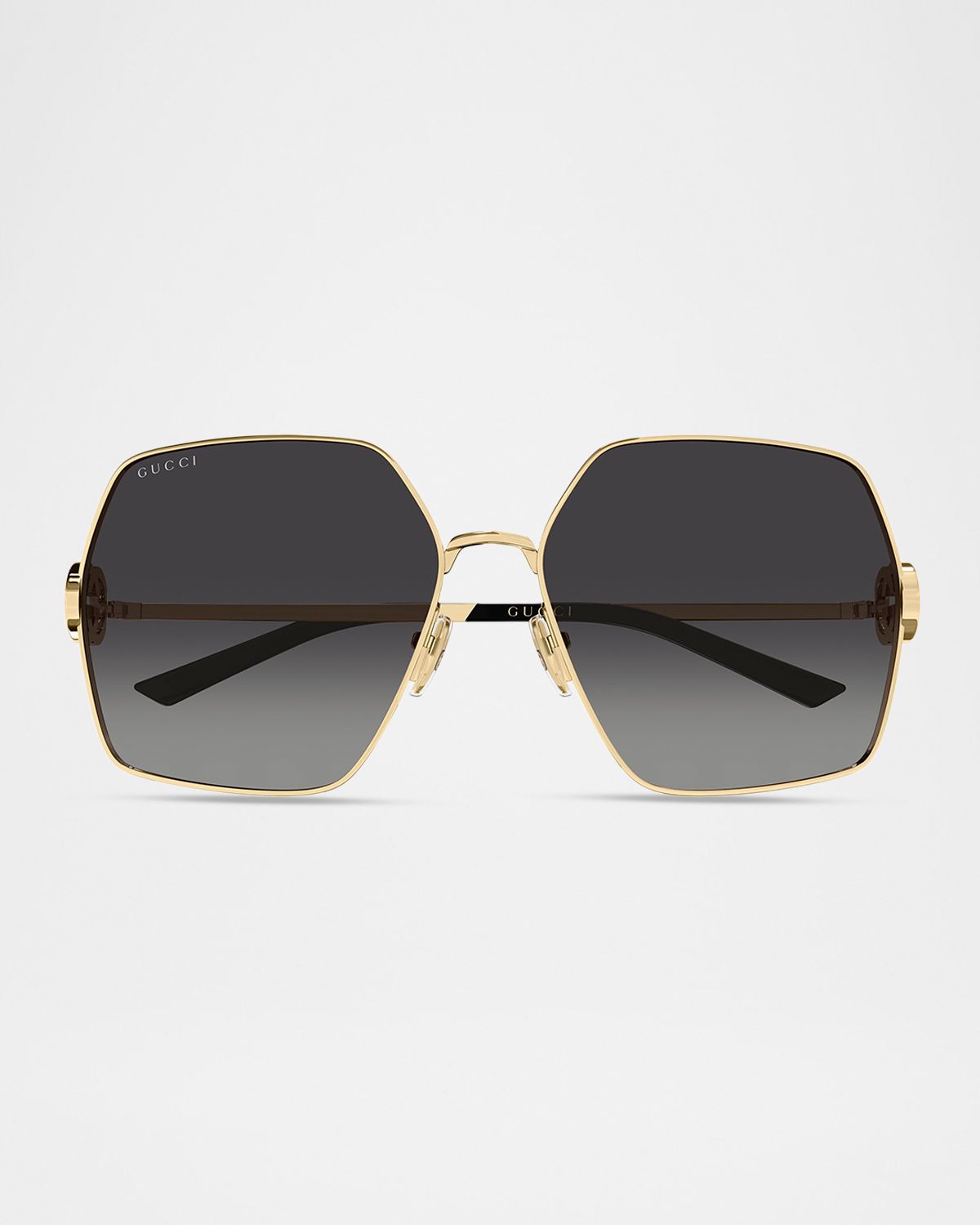 Gucci 61mm Metal Geometric Sunglasses
