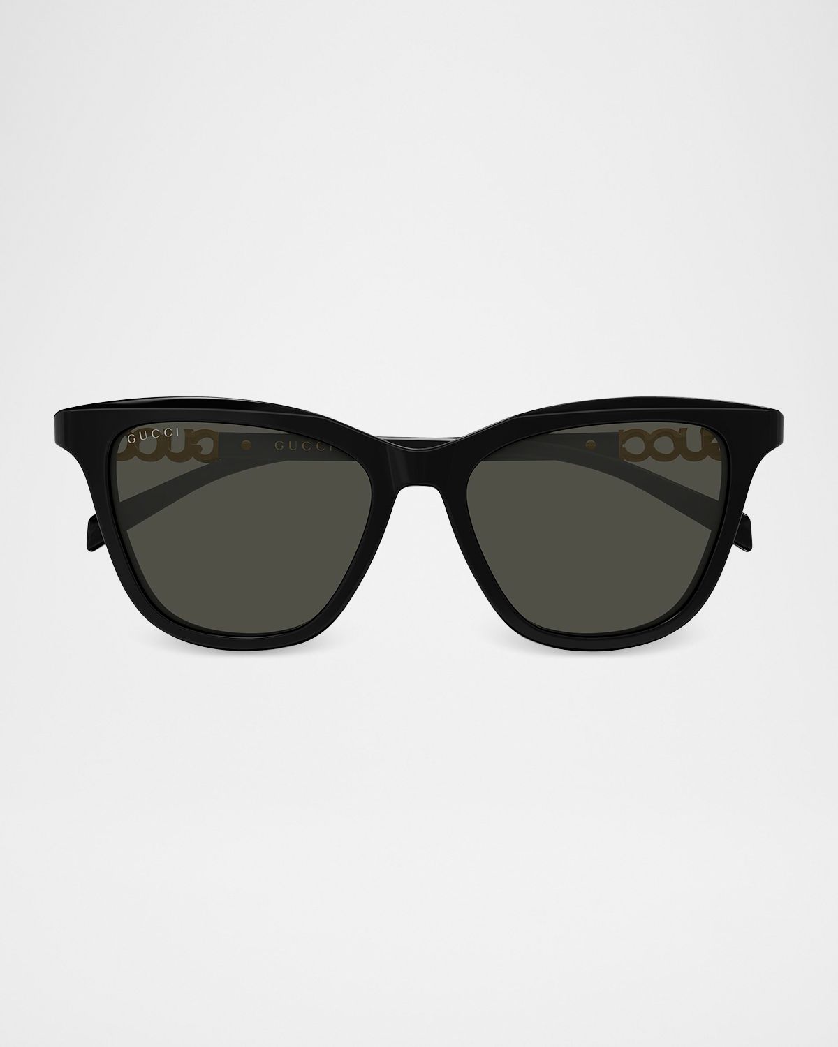 Gucci Logo Lettering 52mm Cat-Eye Sunglasses