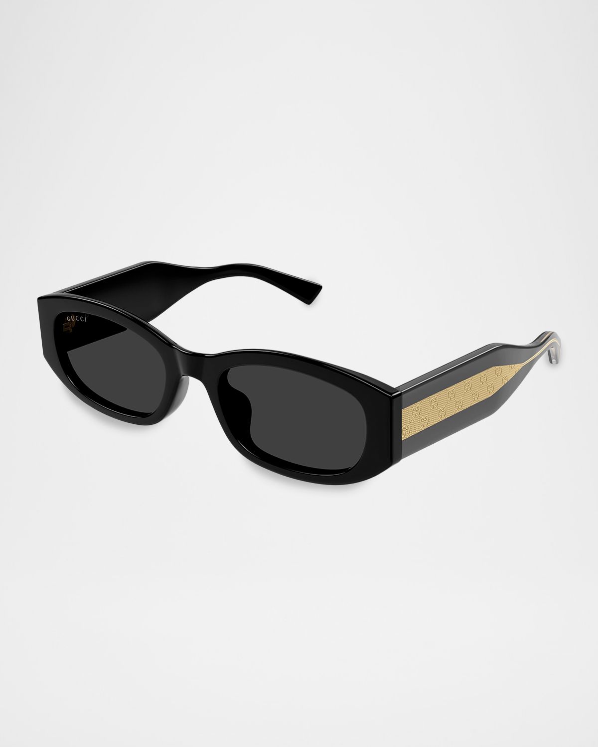 Gucci 55mm Acetate Oval Sunglasses