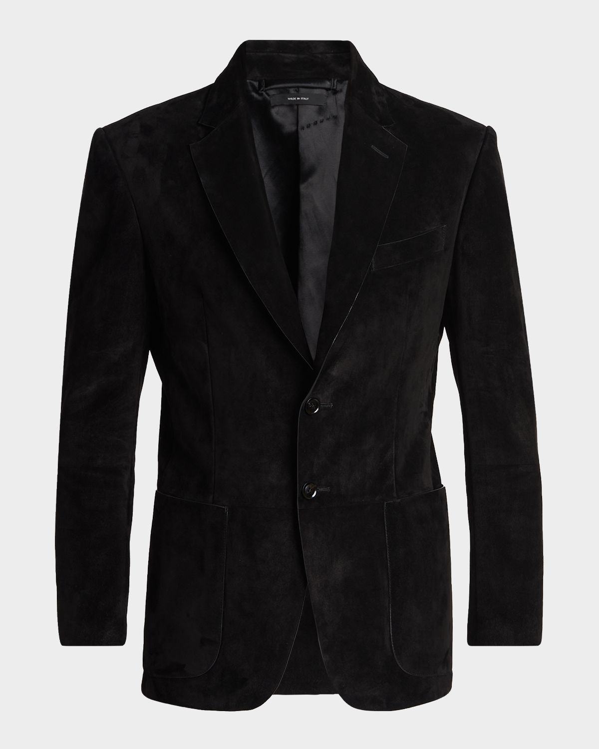 TOM FORD Men 's Suede Single-Breasted Blazer