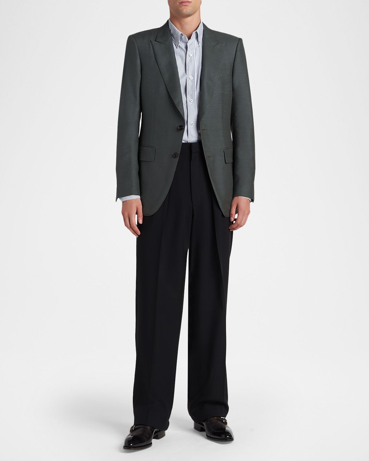 TOM FORD Men 's Peak Lapel Single-Breasted Sport Coat
