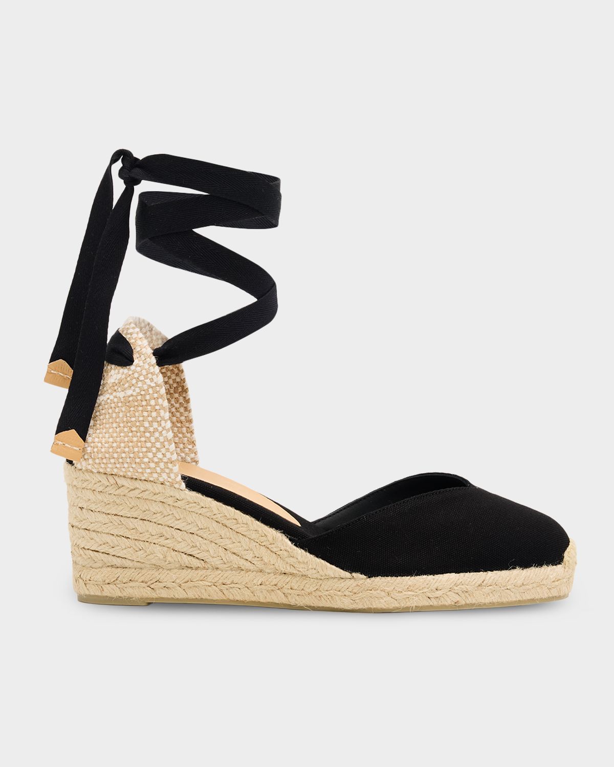 Castaner 50mm Chiara Canvas Espadrille Wedge Sandals