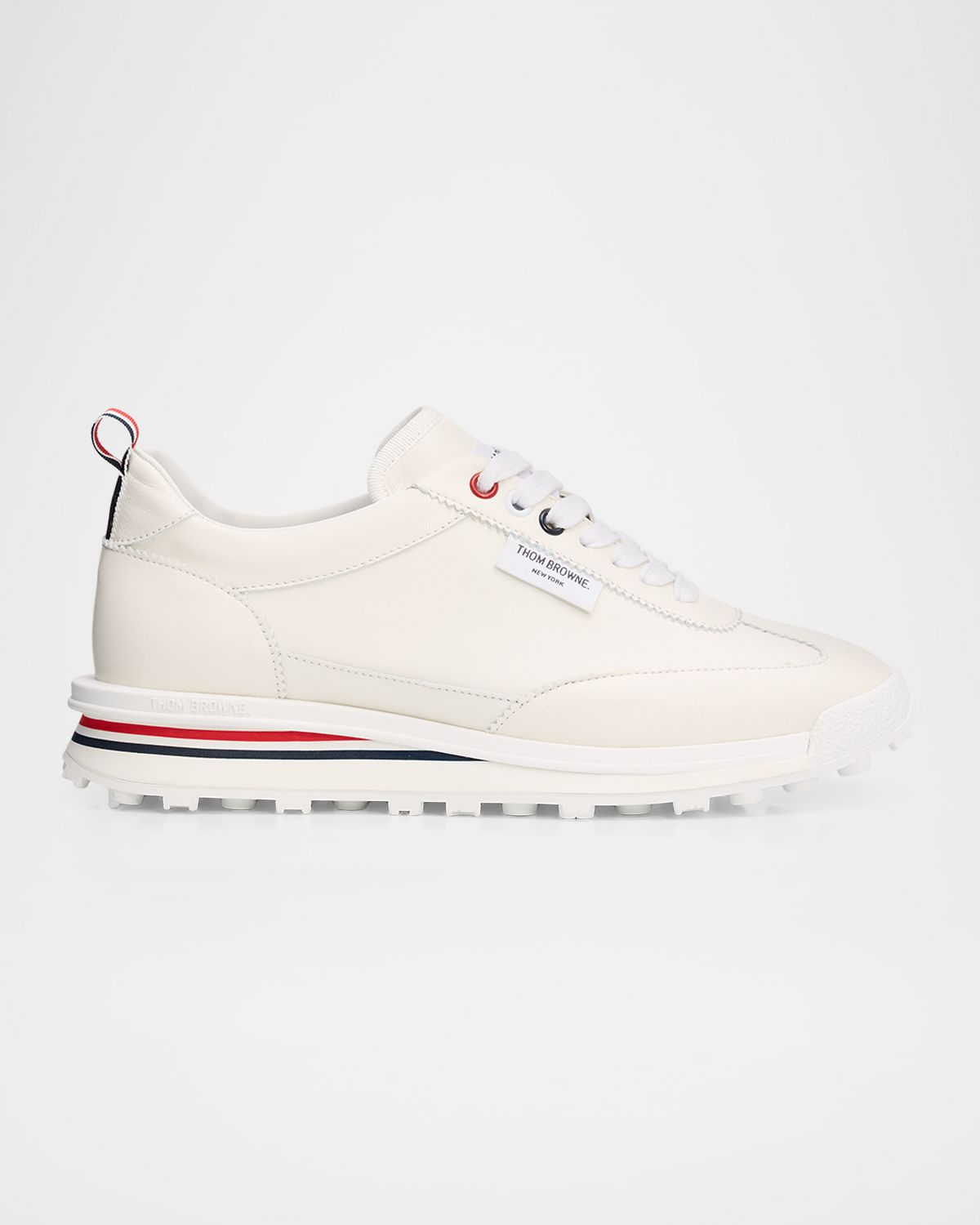Thom Browne Soft Tech Leather Runner Sneakers