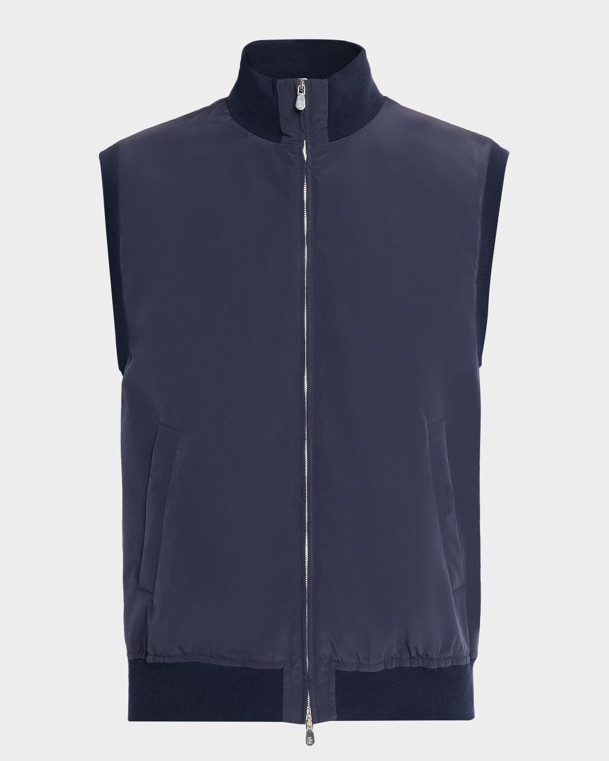 Brunello Cucinelli Men 's Water-Resistant Full-Zip Vest | Thumbnail 6 Brunello Cucinelli Men 's Water-Resistant Full-Zip Vest | Thumbnail 6