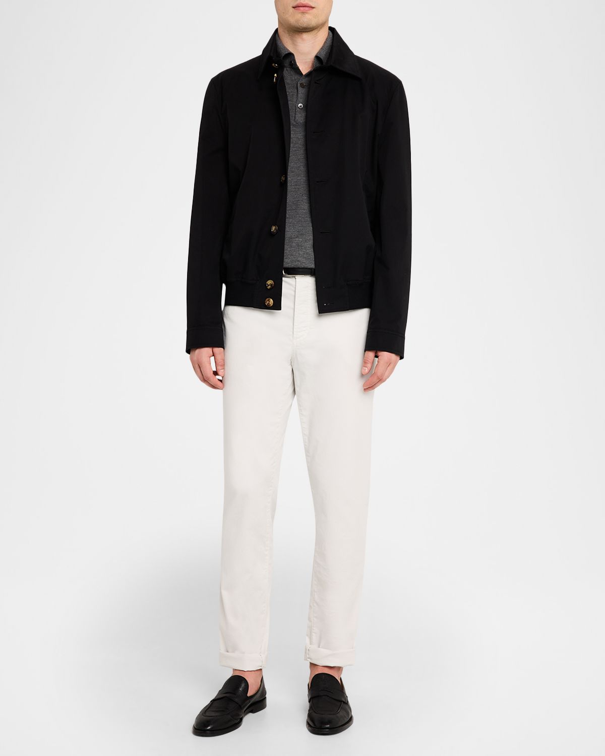 Brunello Cucinelli Men 's Water-Resistant Shirt Jacket | Thumbnail 5
