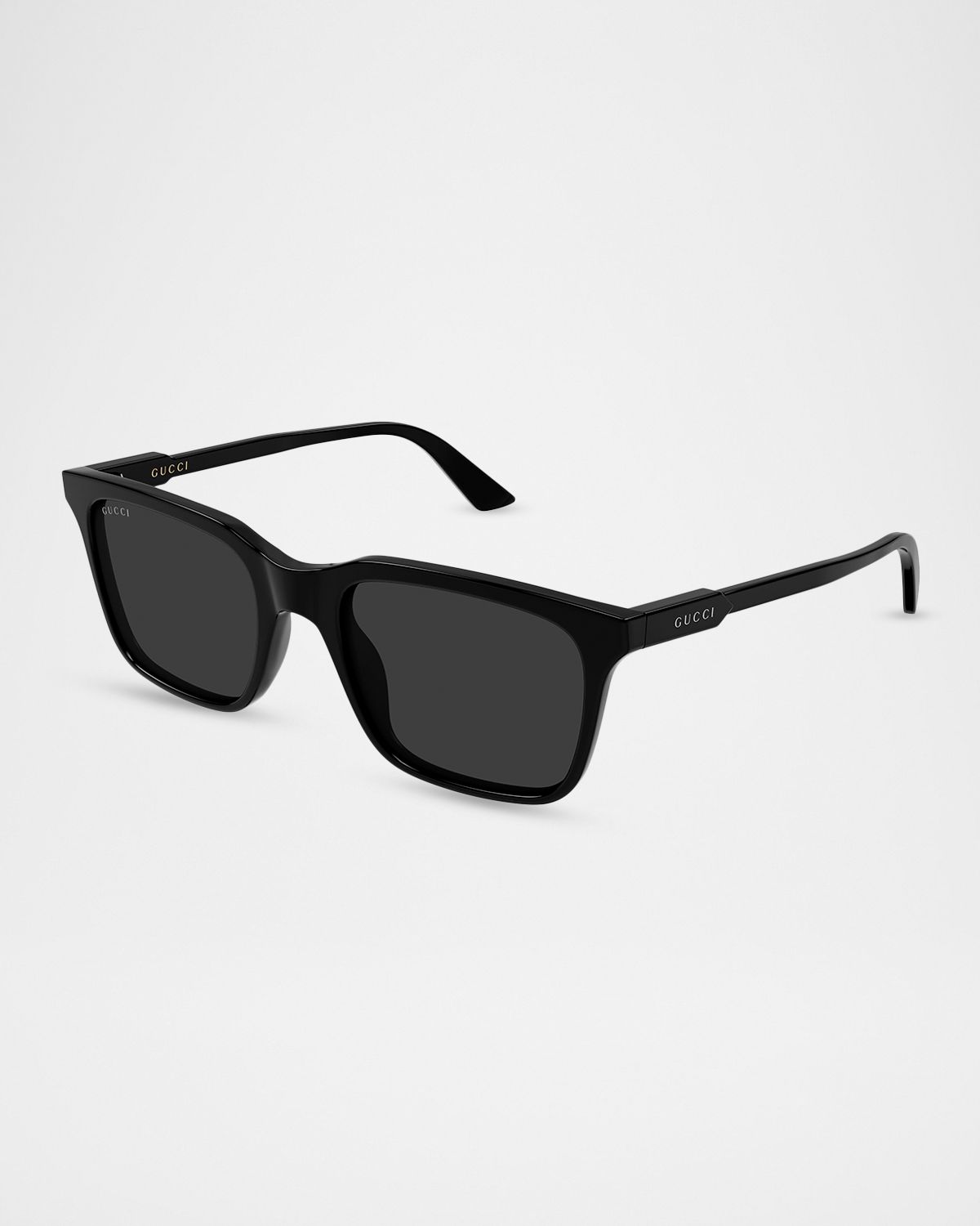 Gucci Men 's GG2114S-001 Acetate Rectangle Sunglasses