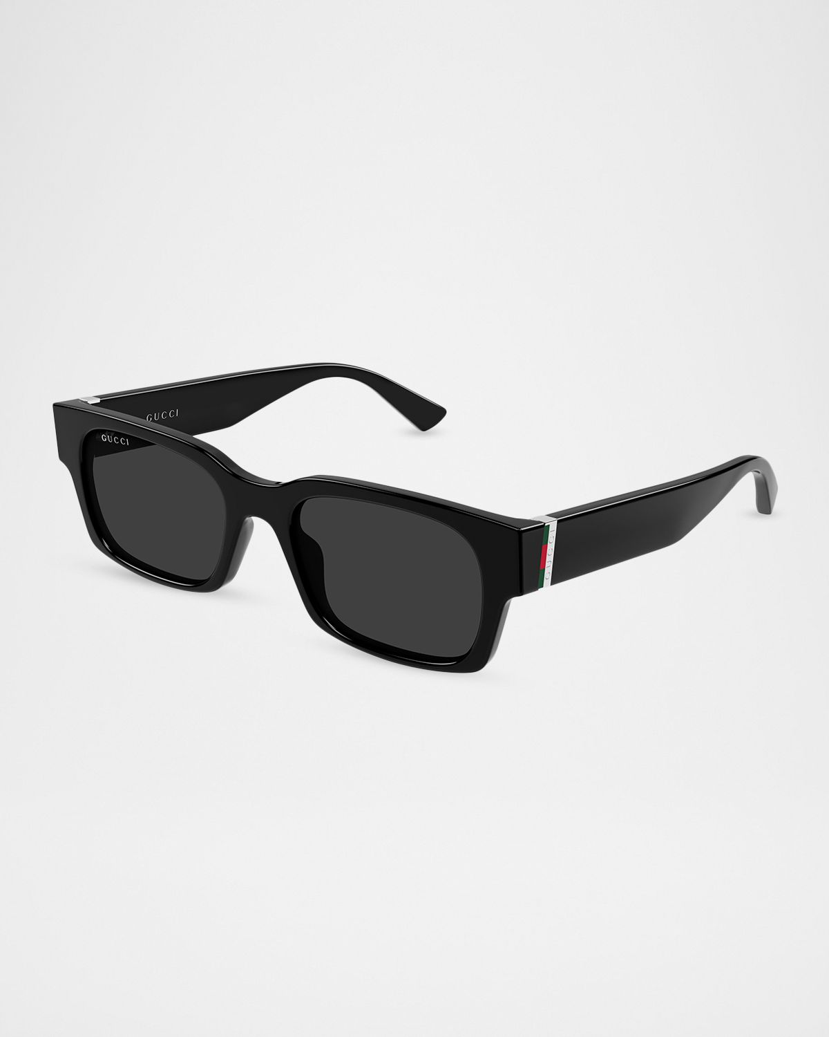 Gucci Men 's GG2084S-001 Plastic Rectangle Sunglasses
