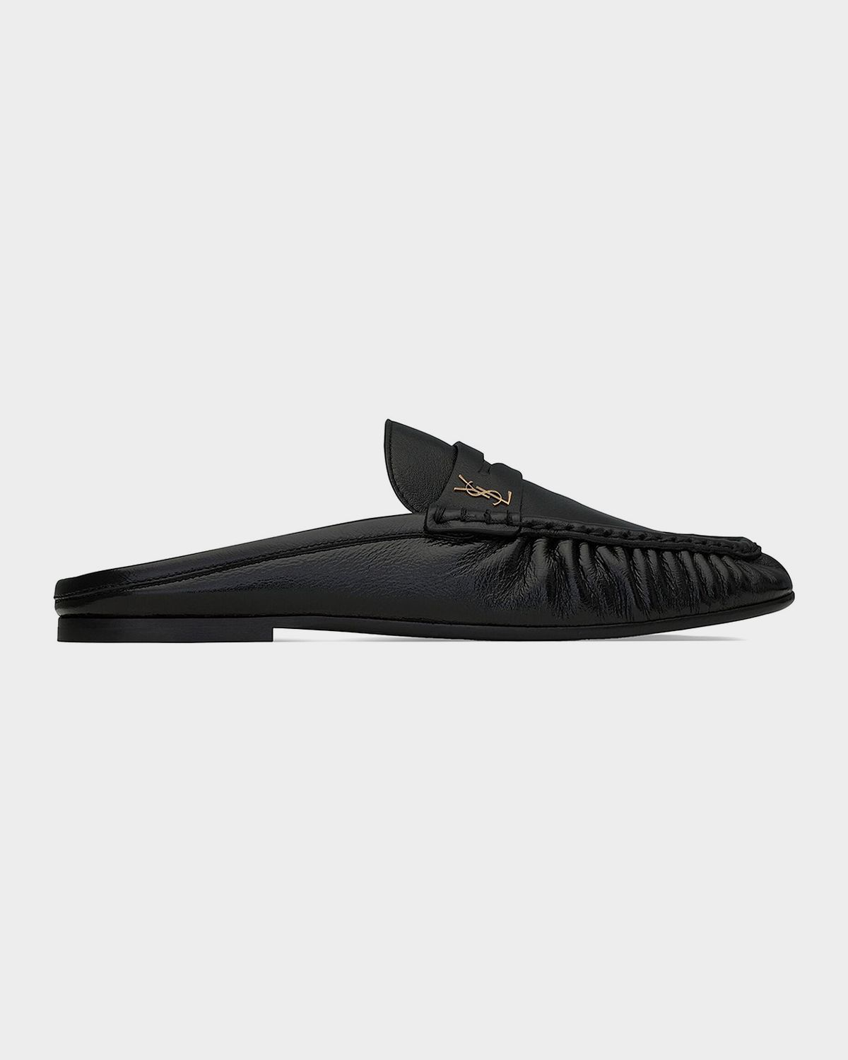 Saint Laurent Le Loafer Leather Penny Loafer Mules | Thumbnail 3