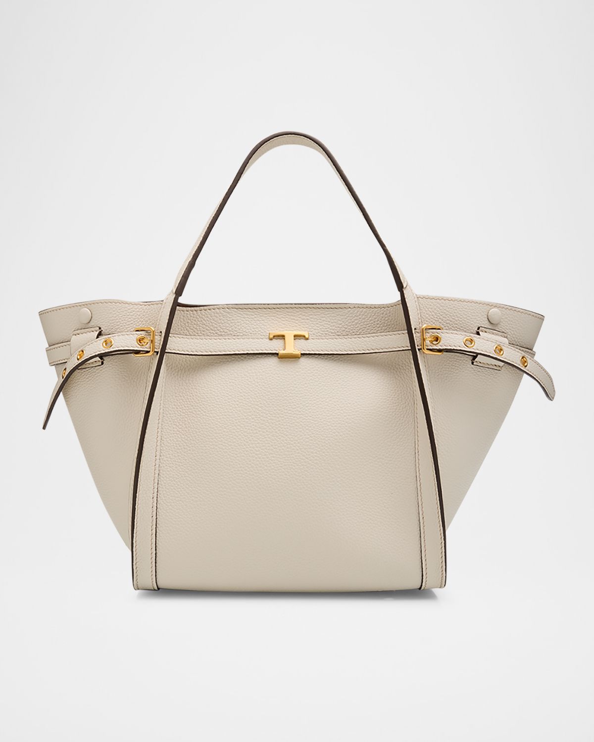 Tod 's Small Timeless T Belted Leather Shopping Tote Bag | Thumbnail 7