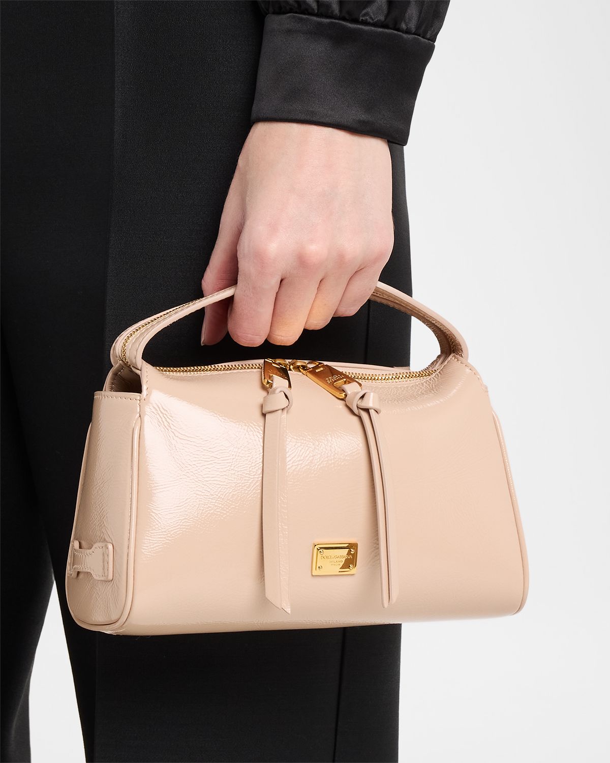 Dolce & Gabbana Smooth Leather Top-Handle Bag