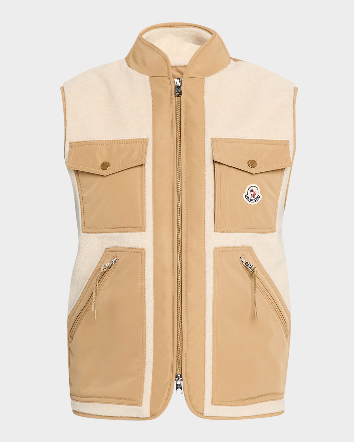 Moncler Men 's Karakai Teddy Down Vest