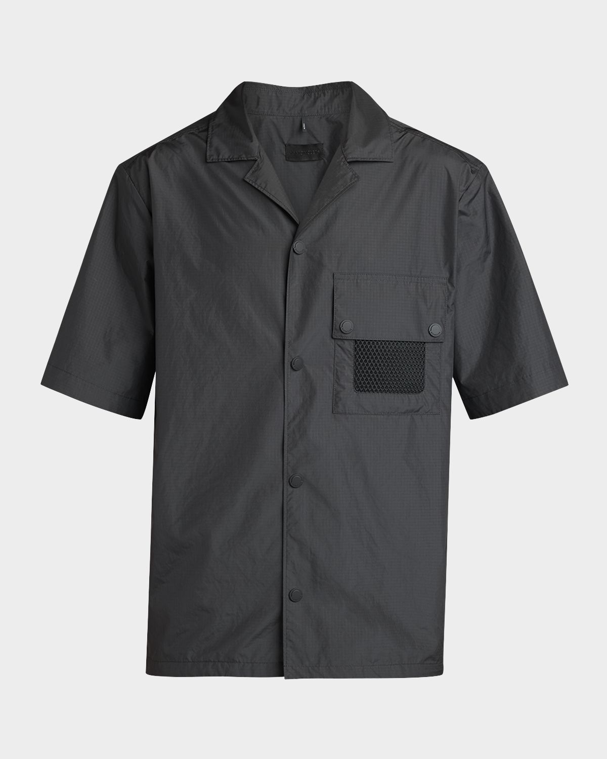 Moncler Men 's Mesh-Pocket Short-Sleeve Shirt