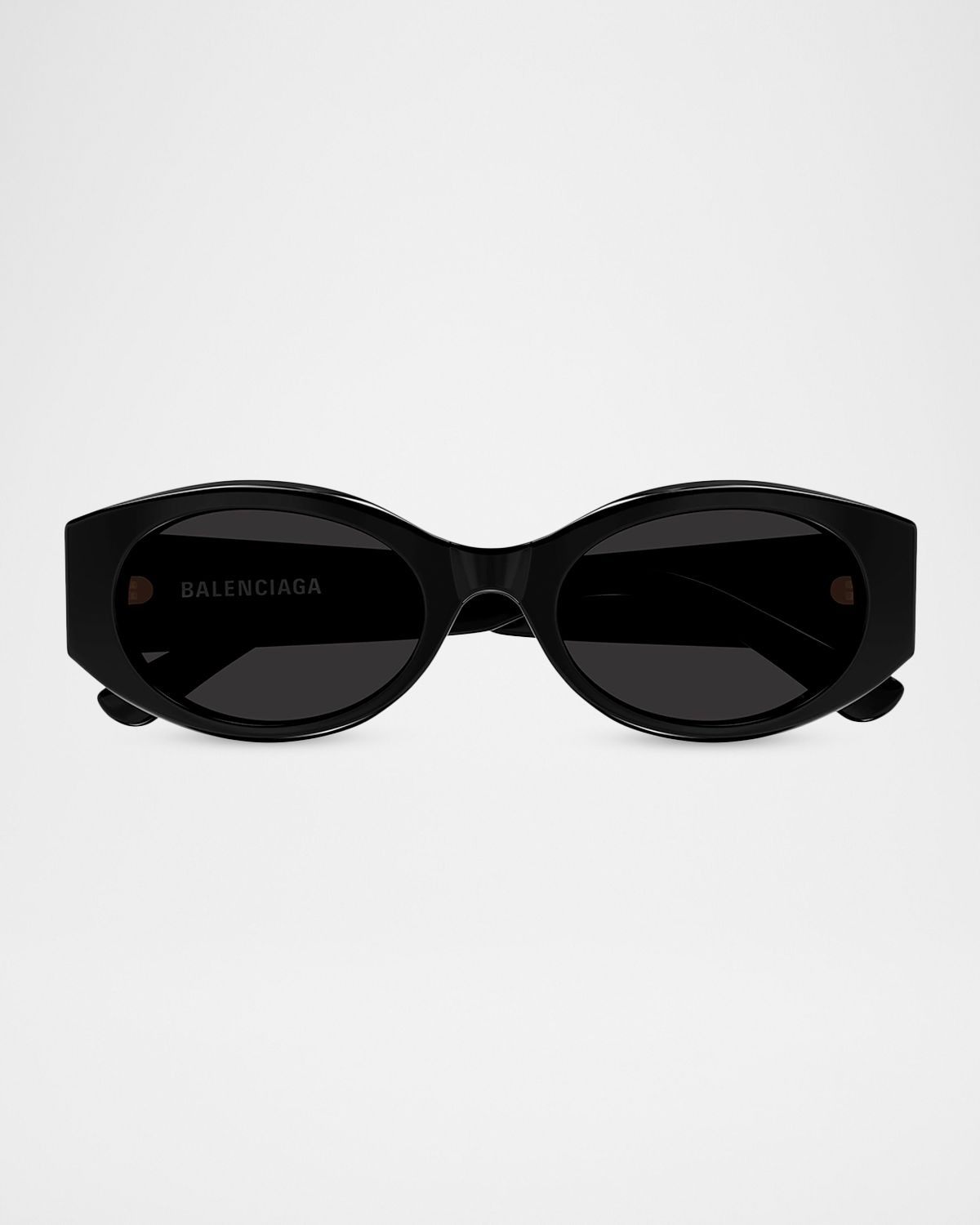 Balenciaga Nano BB Logo 53mm Oval Sunglasses