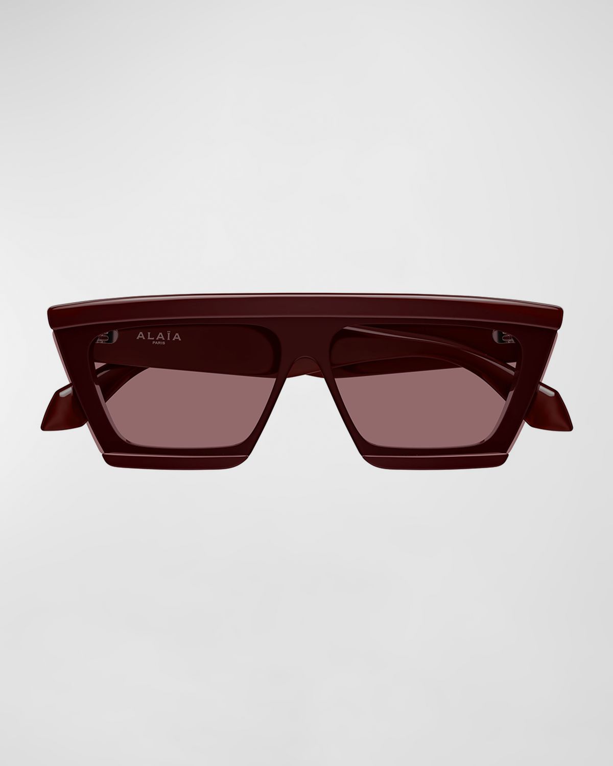 ALAIA D-Frame 70mm Acetate Mask Sunglasses
