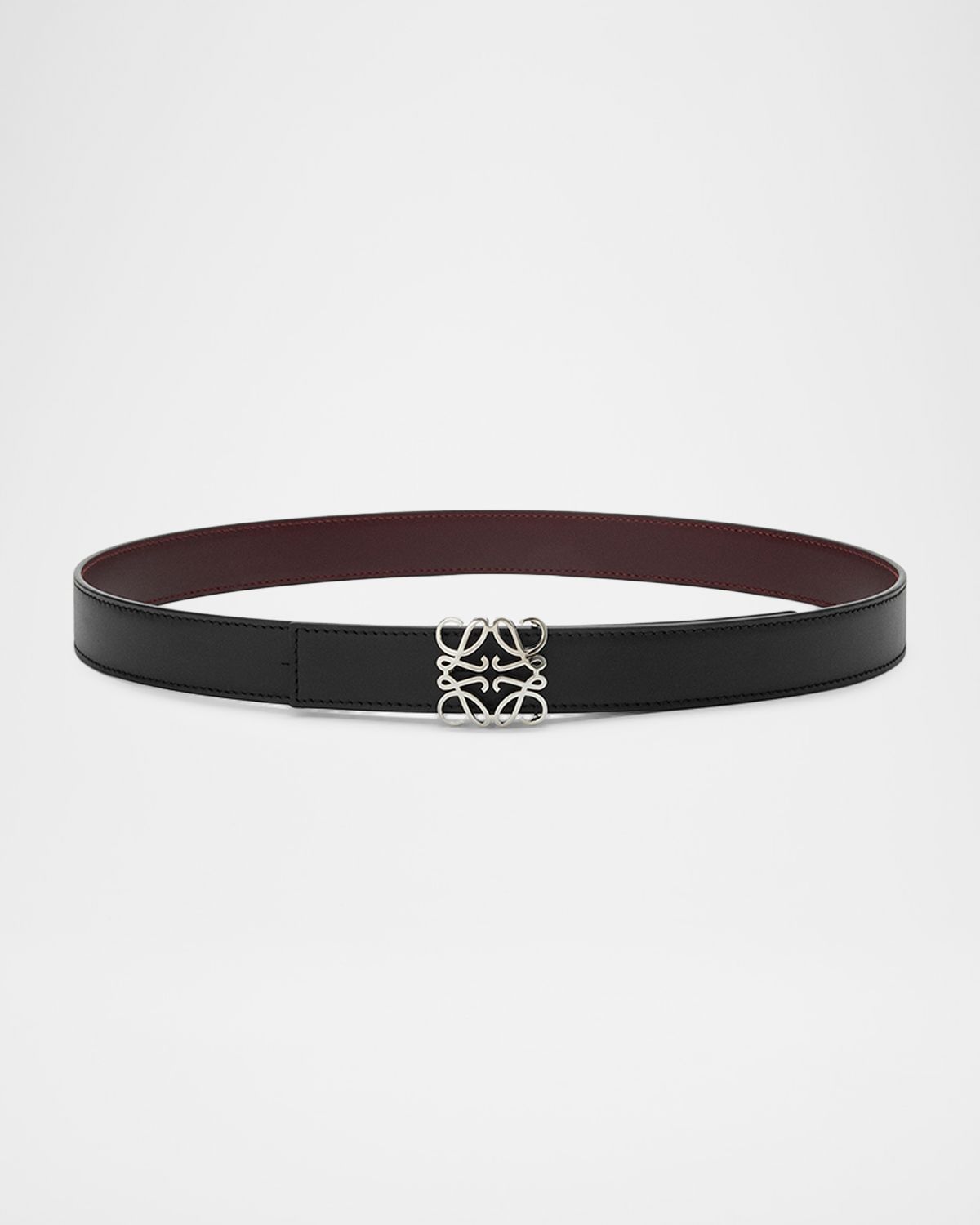 Loewe Anagram Bombe Calfskin Belt