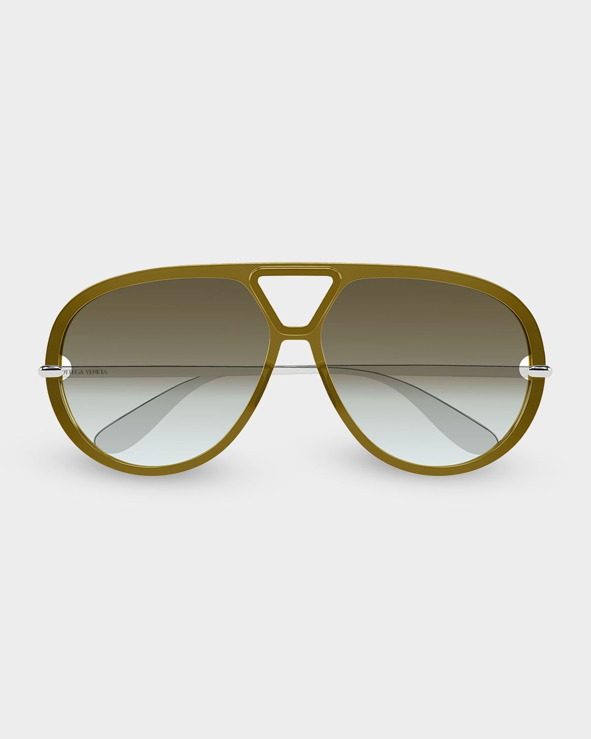 Bottega Veneta 63mm Acetate & metal Aviator Sunglasses | Thumbnail 3