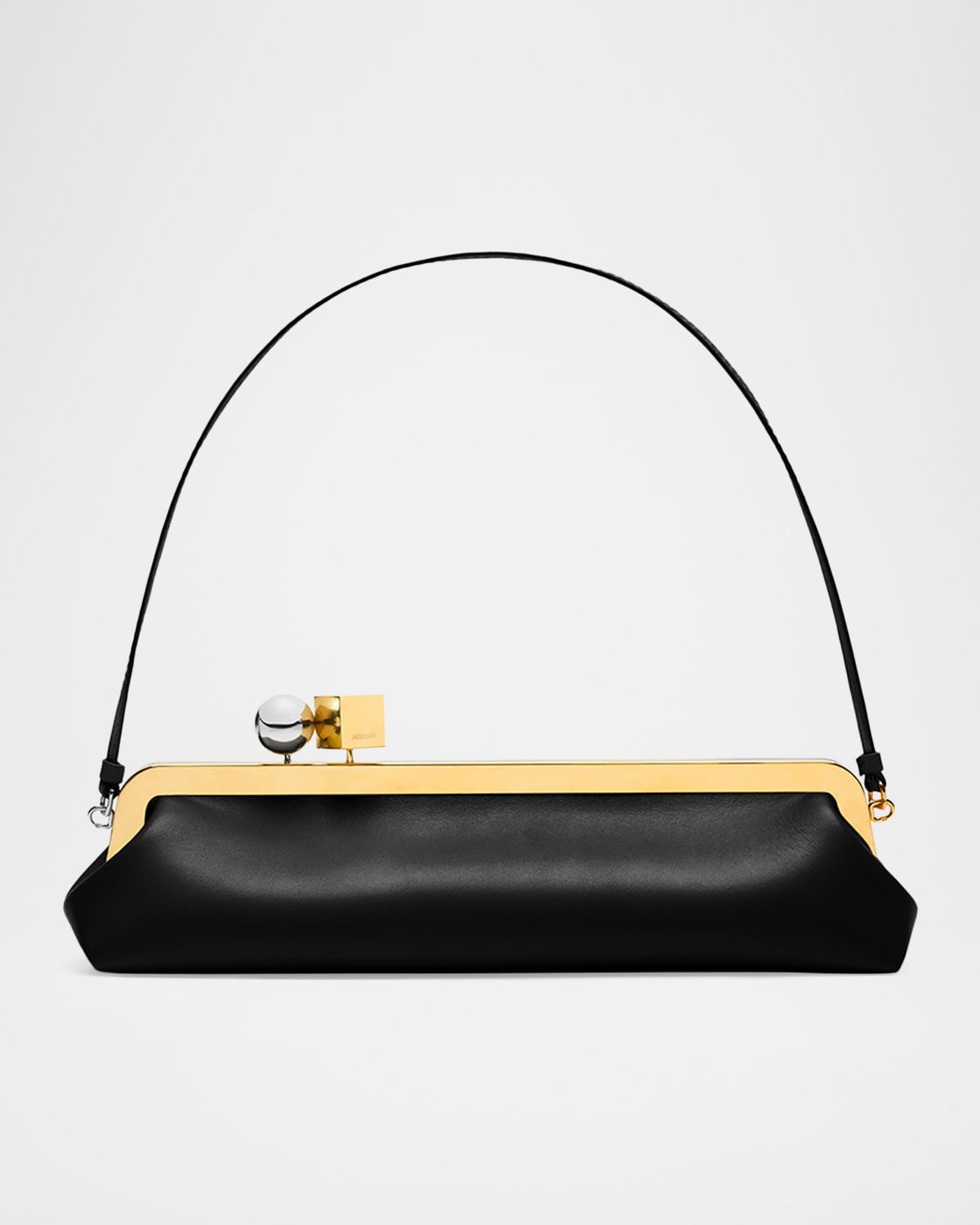 Jacquemus The Salon Leather Pochette Clutch Bag