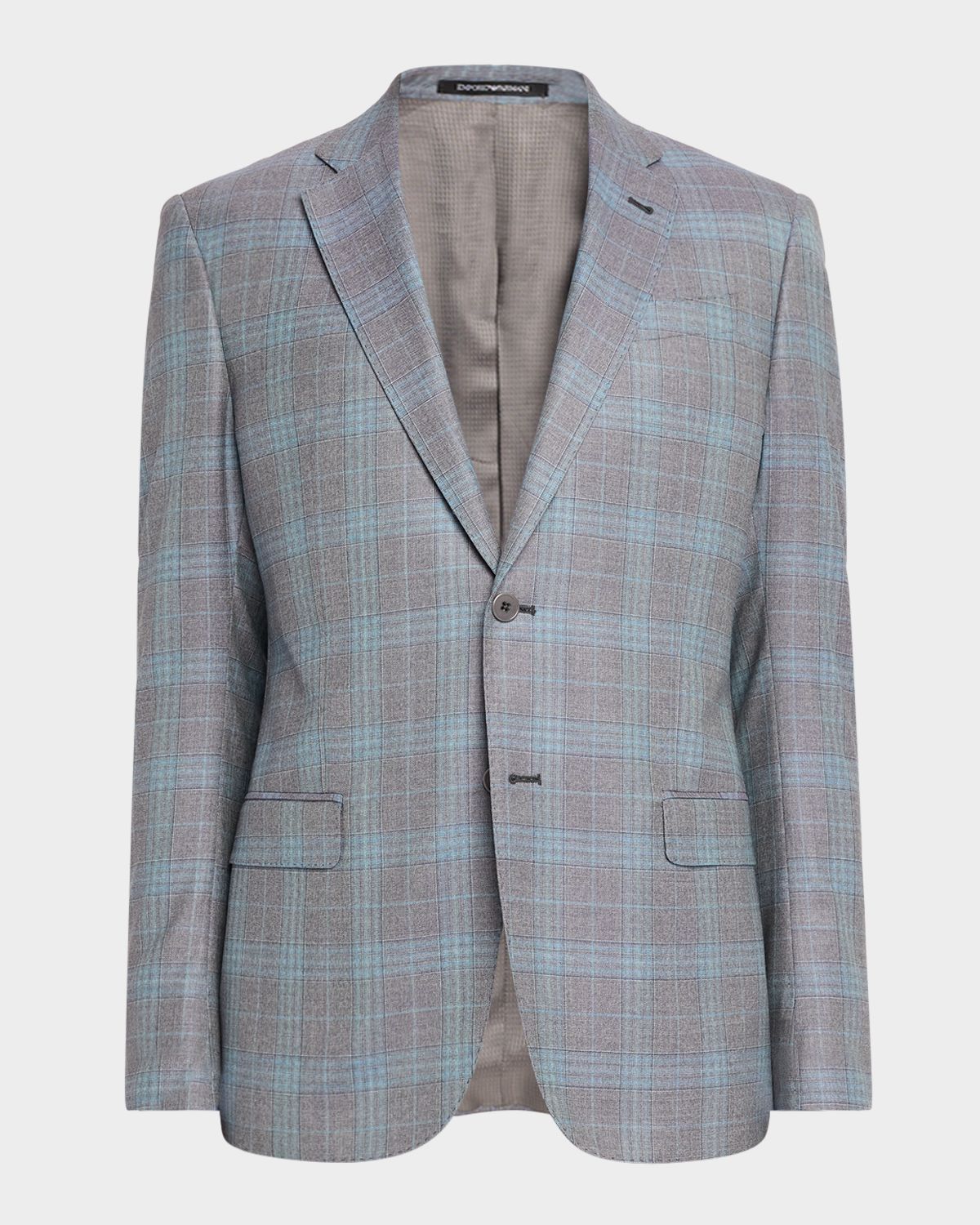 Emporio Armani Men 's Plaid Wool G Line Sport Coat