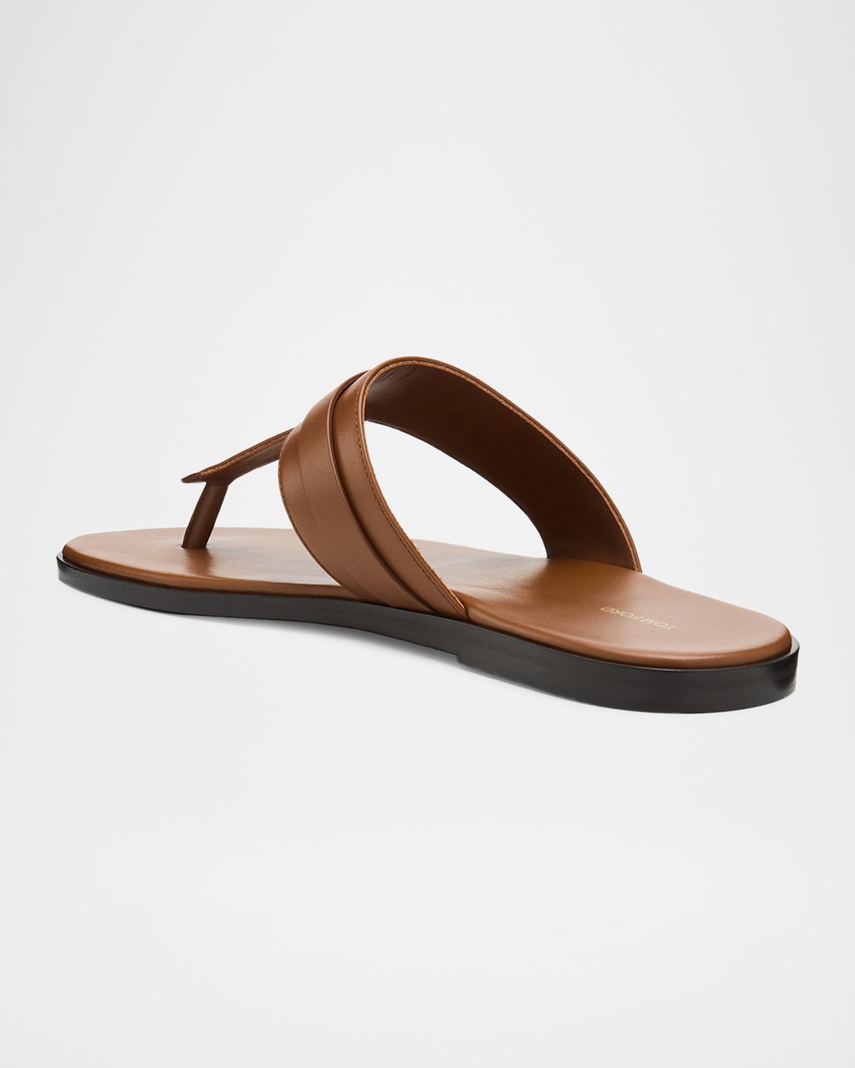 TOM FORD Men 's Leather Thong Sandals